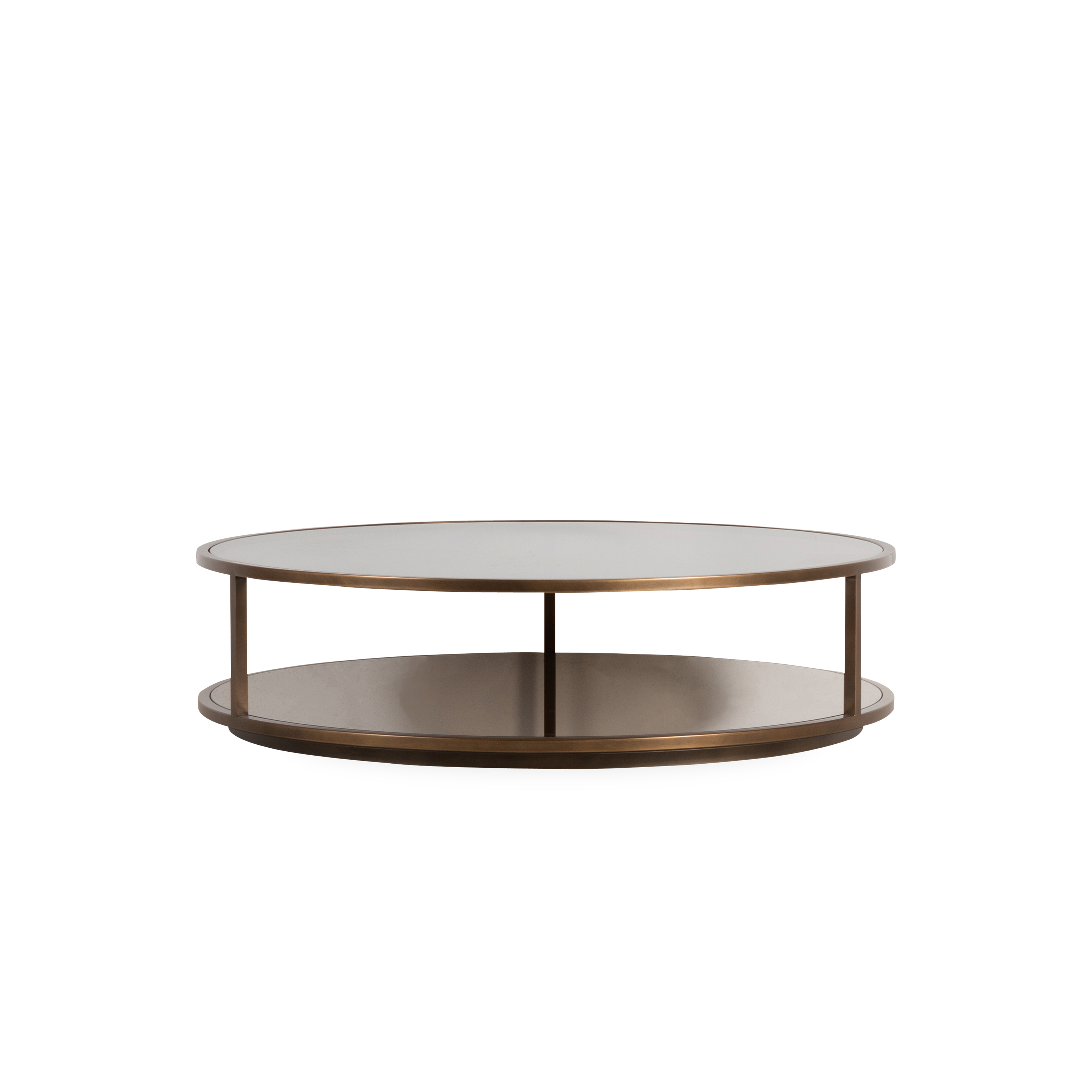 Sandro Modern Round Coffee Table - 36 Inch Wooden Living Room Center Table for Small Spaces - Perfect for Apartments, Lounges & Home Decor
