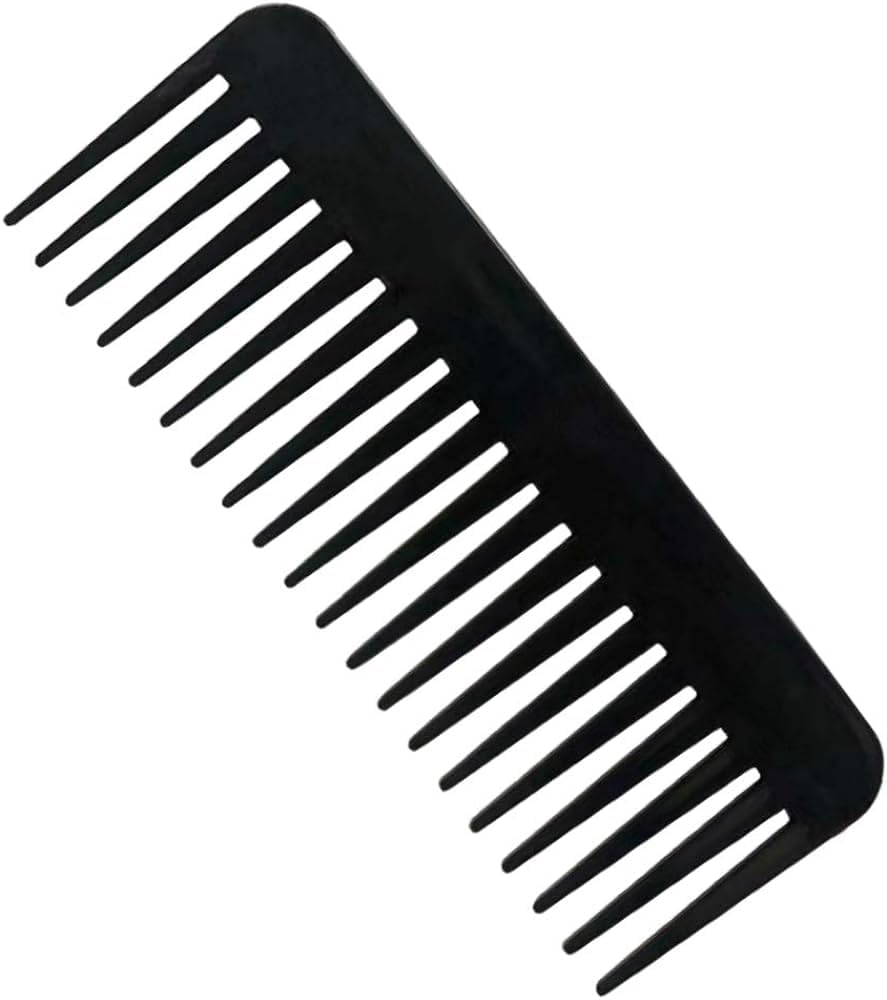 Wide Toothed Comb for Women - Detangling Hair Brush for Thick, Curly & Wet Hair - Pack of 1 | Perfect for Shower, Salon & Travel Use