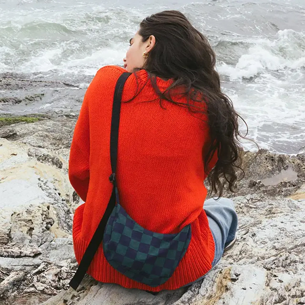 Premium Nylon Crescent Bag - Lightweight & Durable for Travel, Gym & Everyday Use | Water-Resistant & Stylish Accessory