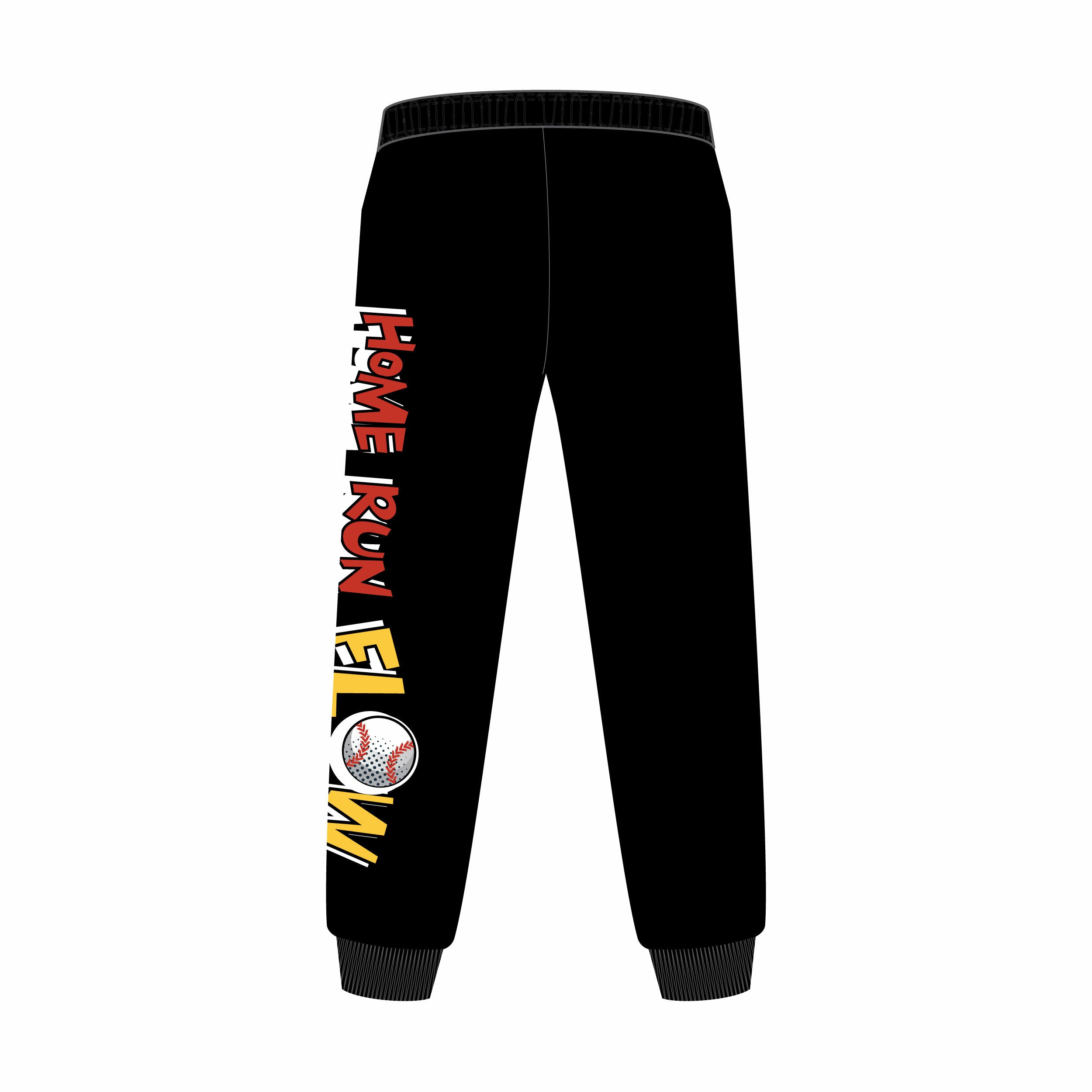 Youth & Adult Baseball Jogger Pants - Comfortable Home Run Training Sweatpants for Men and Women | Perfect for Baseball Practice, Gym Workouts & Casual Wear