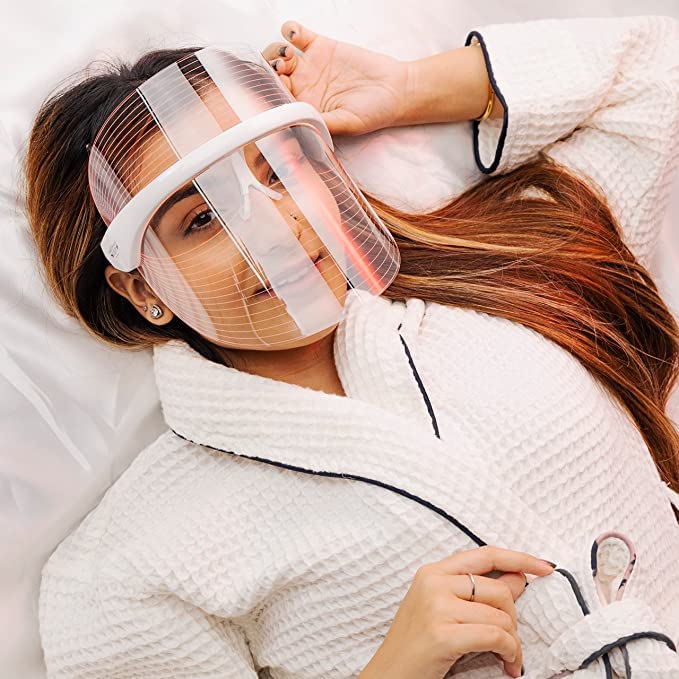 Kitwe 7-in-1 LED Light Therapy Face Mask for Acne Treatment & Anti-Aging | Professional Skin Rejuvenation Device for Clear & Glowing Skin | At-Home Facial Care for Daily Use | Perfect for Spa Nights & Skincare Routines