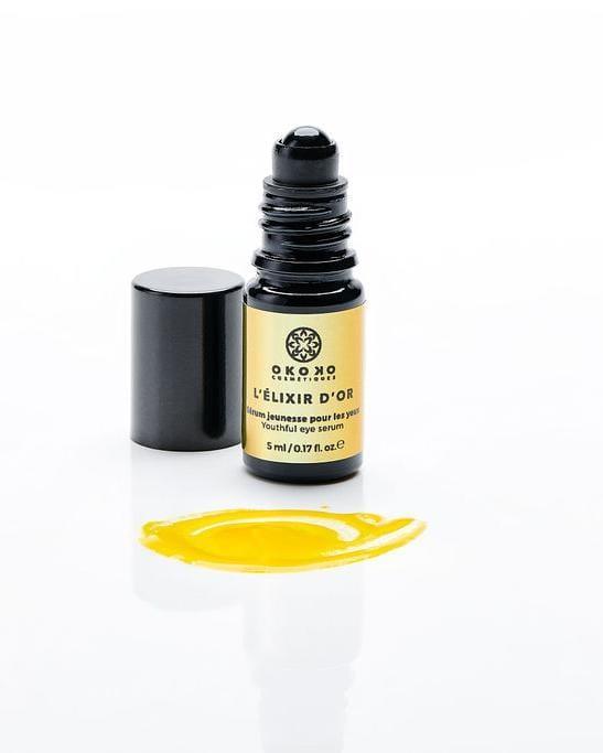 L’Élixir D’Or Advanced Eye Serum with Arjuna Extract & Caffeine – Dark Circle & Puffiness Reducer for Bright, Youthful Eyes – Perfect for Nighttime Skincare Routine