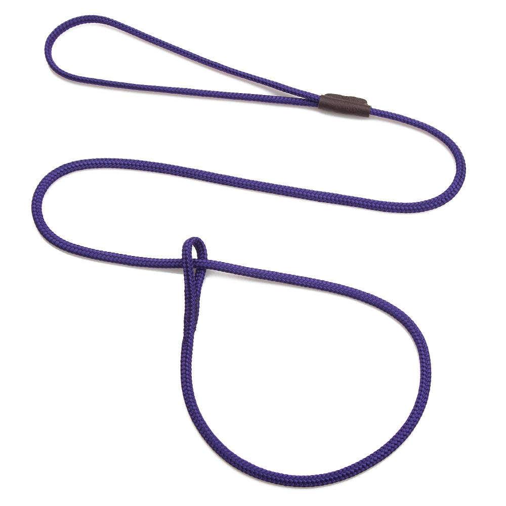 Premium Mendota Pet Show Loop Leash - Durable USA-Made Dog Lead with Comfortable Grip - Purple, Small - Perfect for Training, Walking & Outdoor Adventures