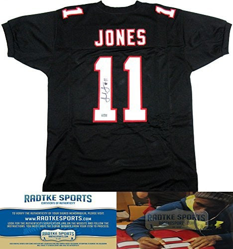 Julio Jones Autographed Atlanta Falcons Black NFL Jersey - Signed Football Jersey for Collectors & Fans - Perfect for Game Day, Memorabilia Displays & Gifting