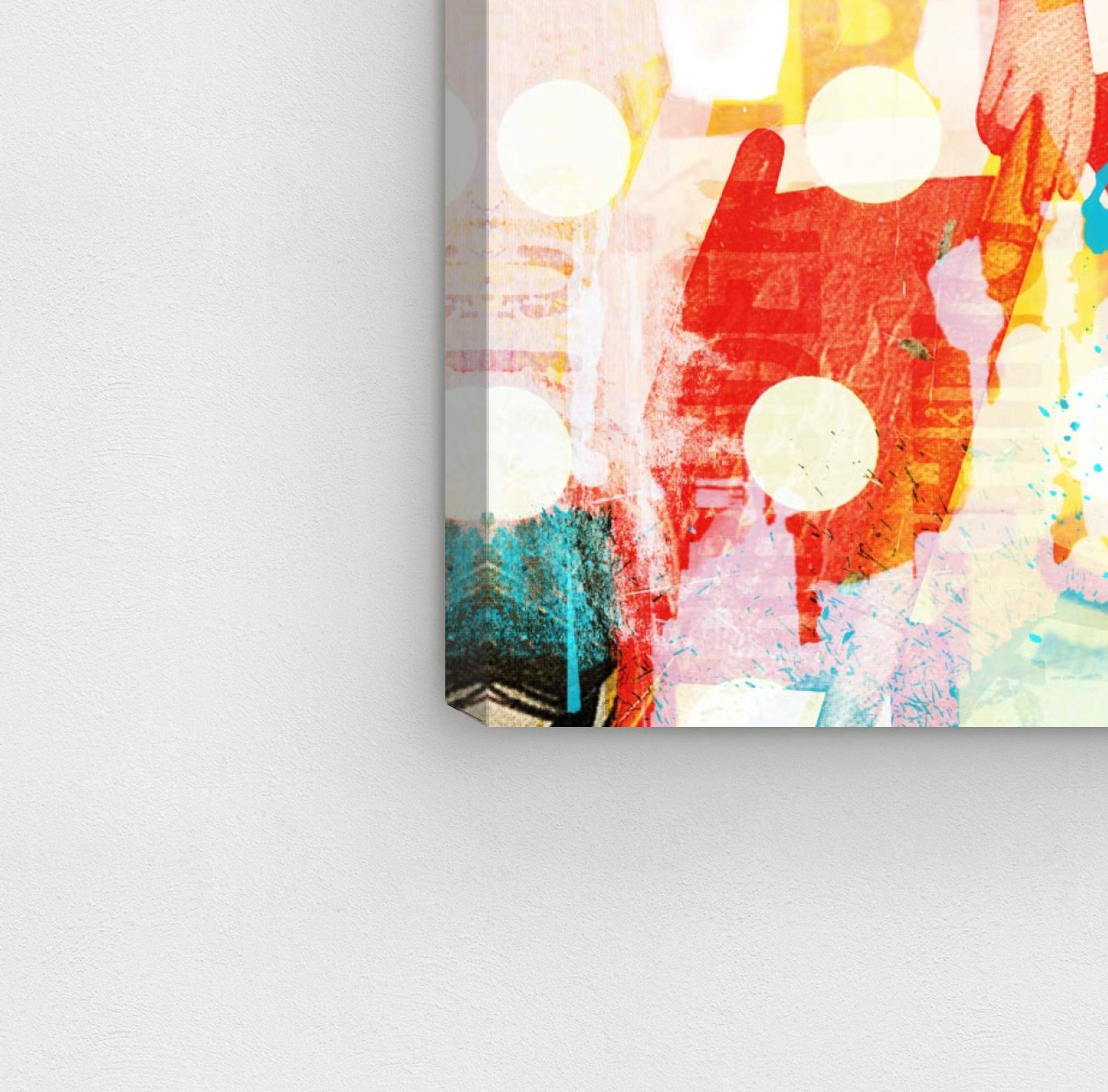 Oliver Gal Artist Co. Beach Beauty Vertical Wall Art Canvas Print - 20x30 Inches, Yellow & Red Home Decor - Perfect for Living Room, Bedroom & Office