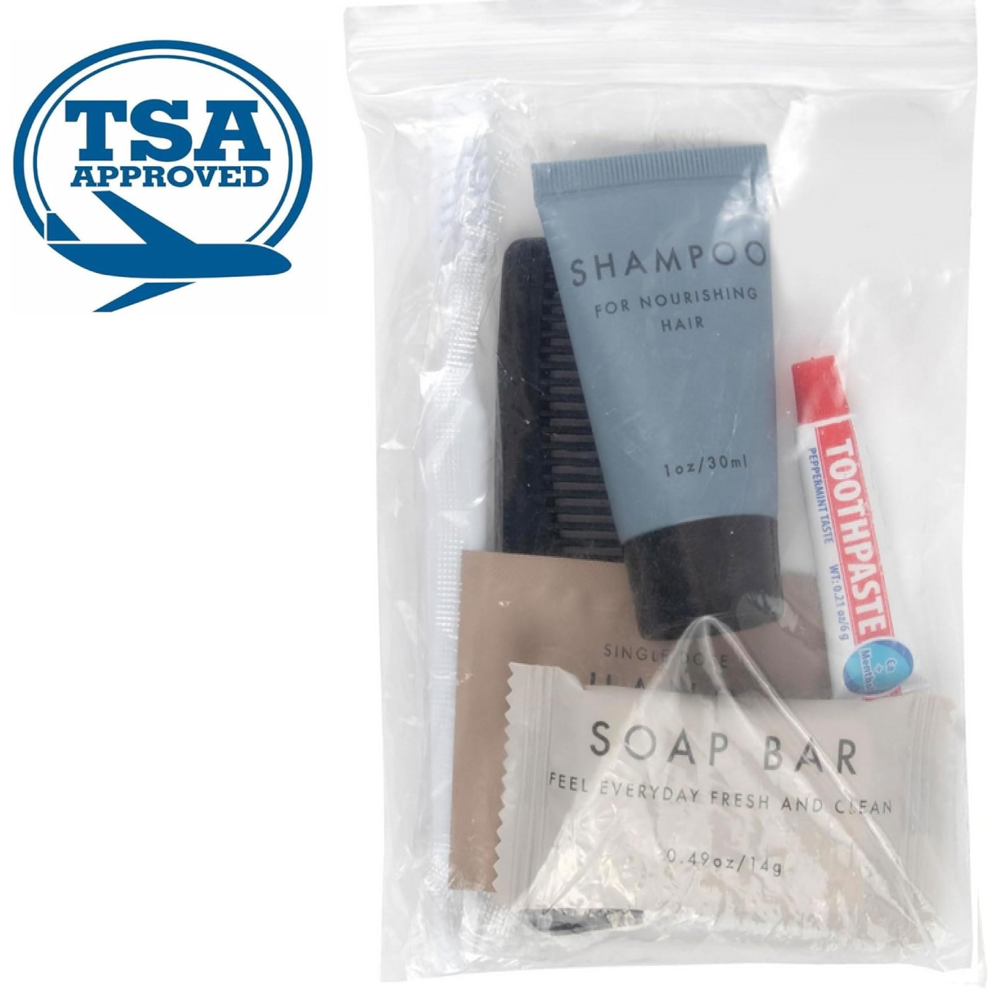 100 Pack Bulk Hygiene Travel Size Kits - 7 Piece Hygiene Supplies for Adults, Homeless & Charity | Portable Toiletries for Travel, Shelters & Emergency Preparedness