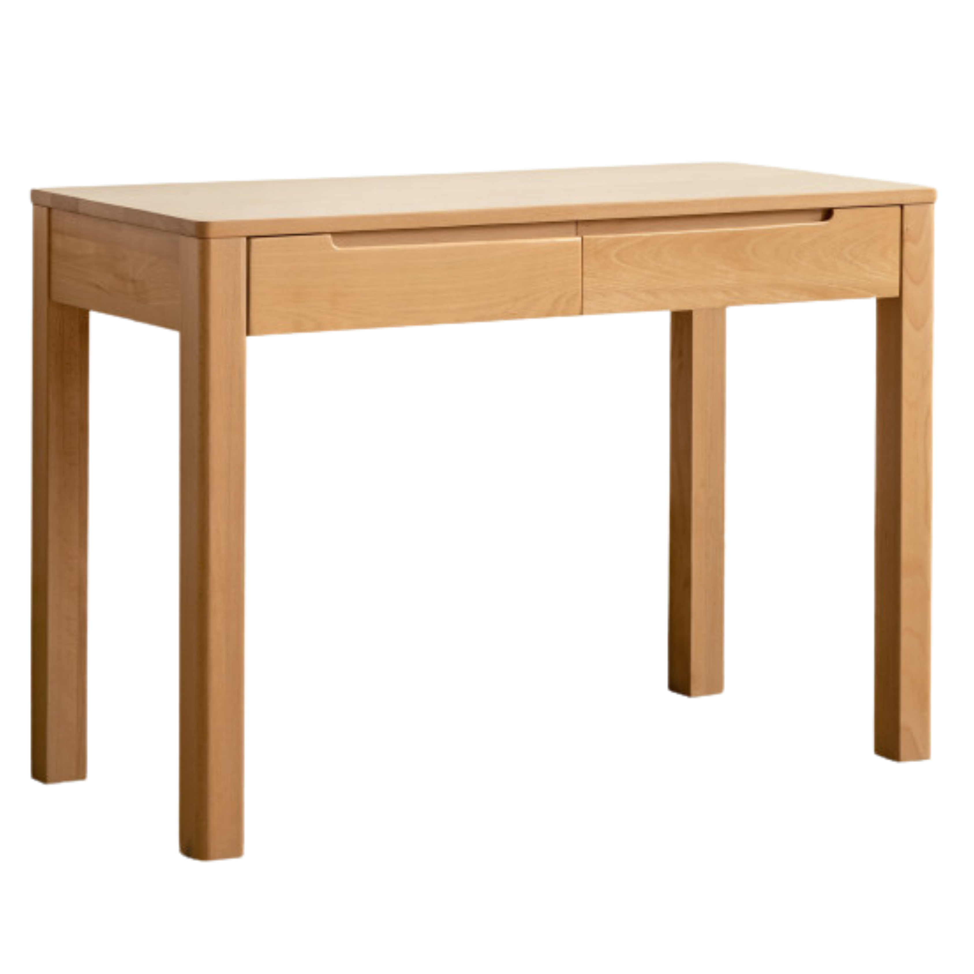 Premium Solid Wood Office Desk - Oak & Beech - Modern Home Office Furniture for Remote Work & Study