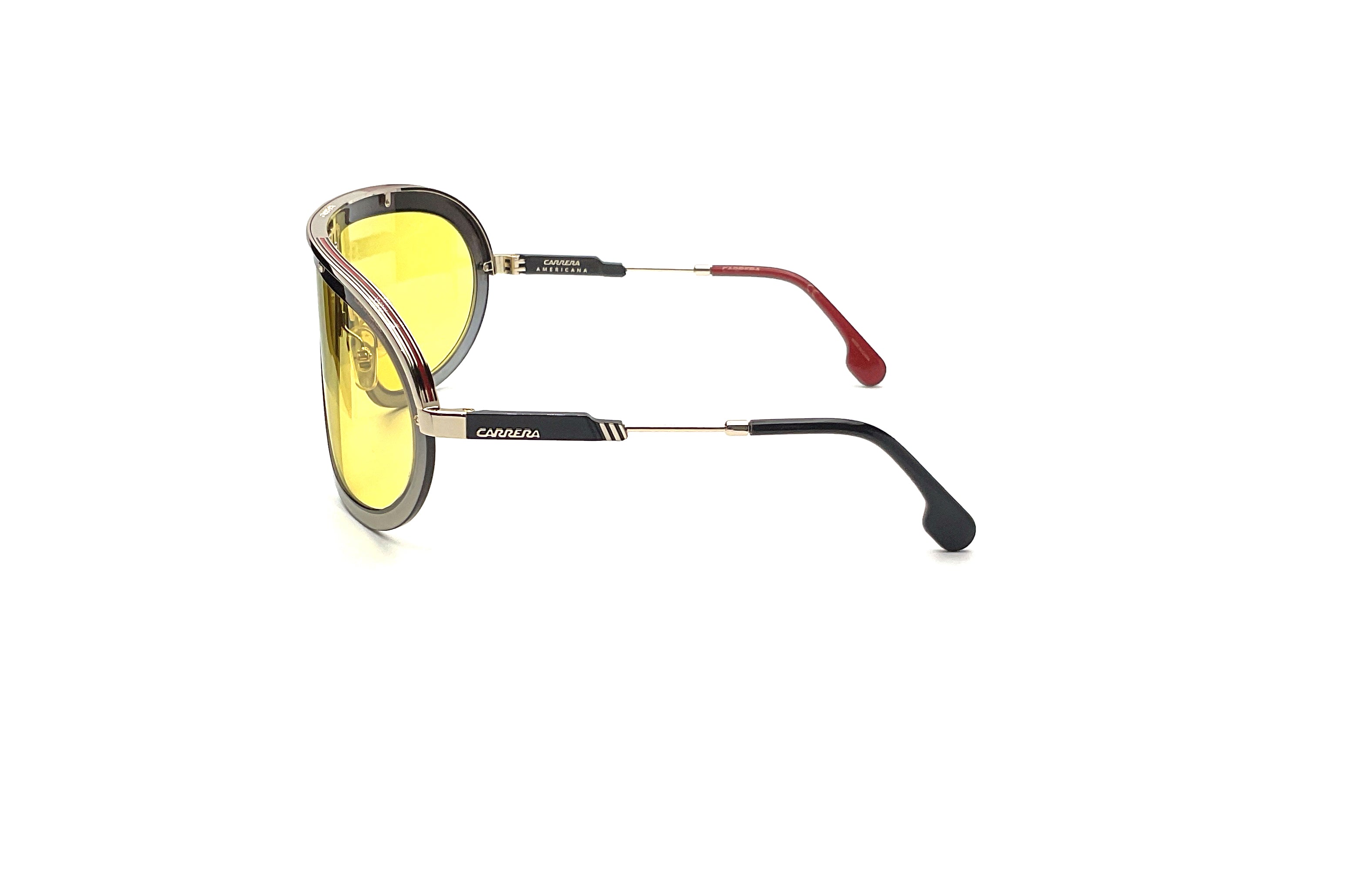 Carrera CA Americana Gold Sunglasses - Classic Aviator Style for Men & Women - Perfect for Driving, Travel & Outdoor Activities