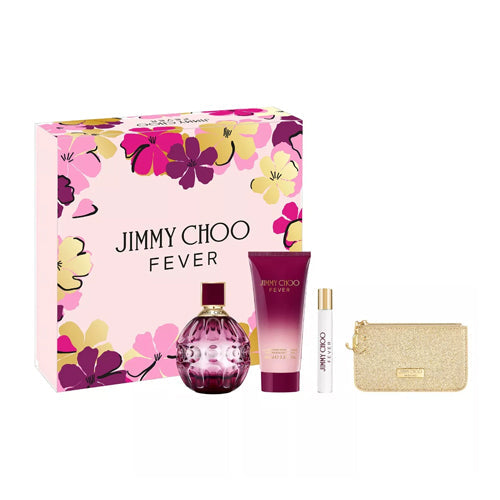 Jimmy Choo Forever 4-Piece Luxury Gift Set for Women - Perfume, Body Lotion & More | Perfect for Birthday, Anniversary & Valentine's Day Gifts