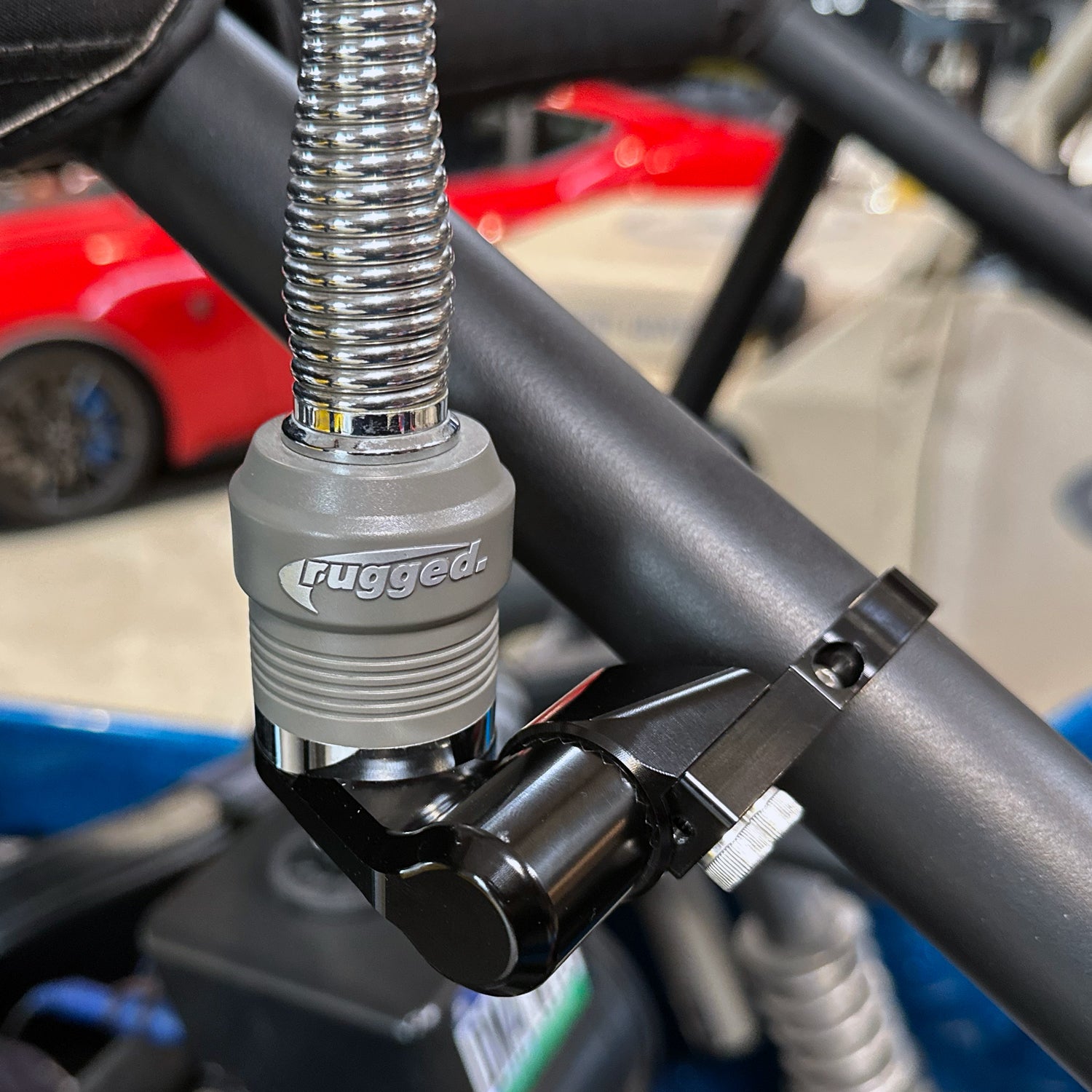 Adjustable Antenna Bar Mount for Car, Truck, RV - Universal Vehicle Radio Antenna Holder - Perfect for Off-Roading, Camping & Road Trips