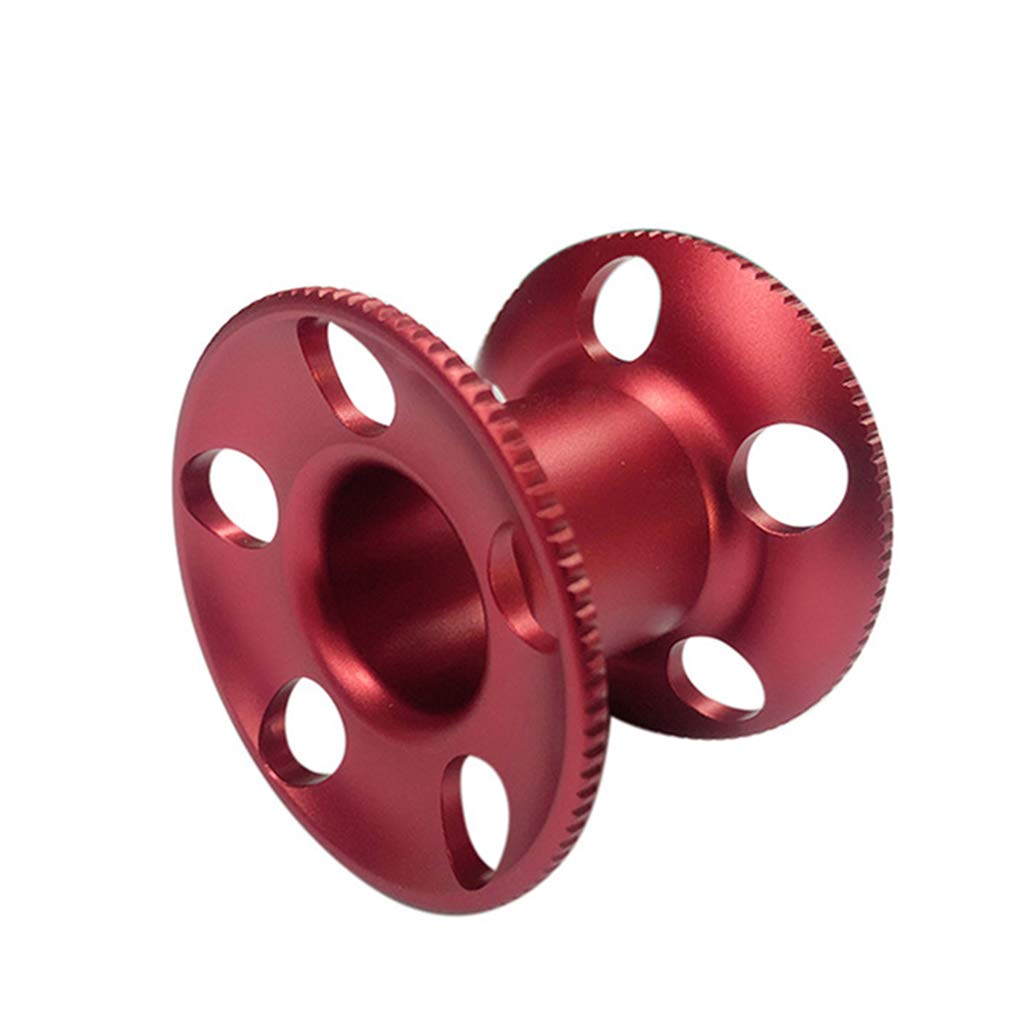 Five Hole Wire Wheel Spool - Premium Aluminum Alloy Diving Reel with CNC Oxidation Processing | Diving Gear for Scuba, Spearfishing & Underwater Exploration