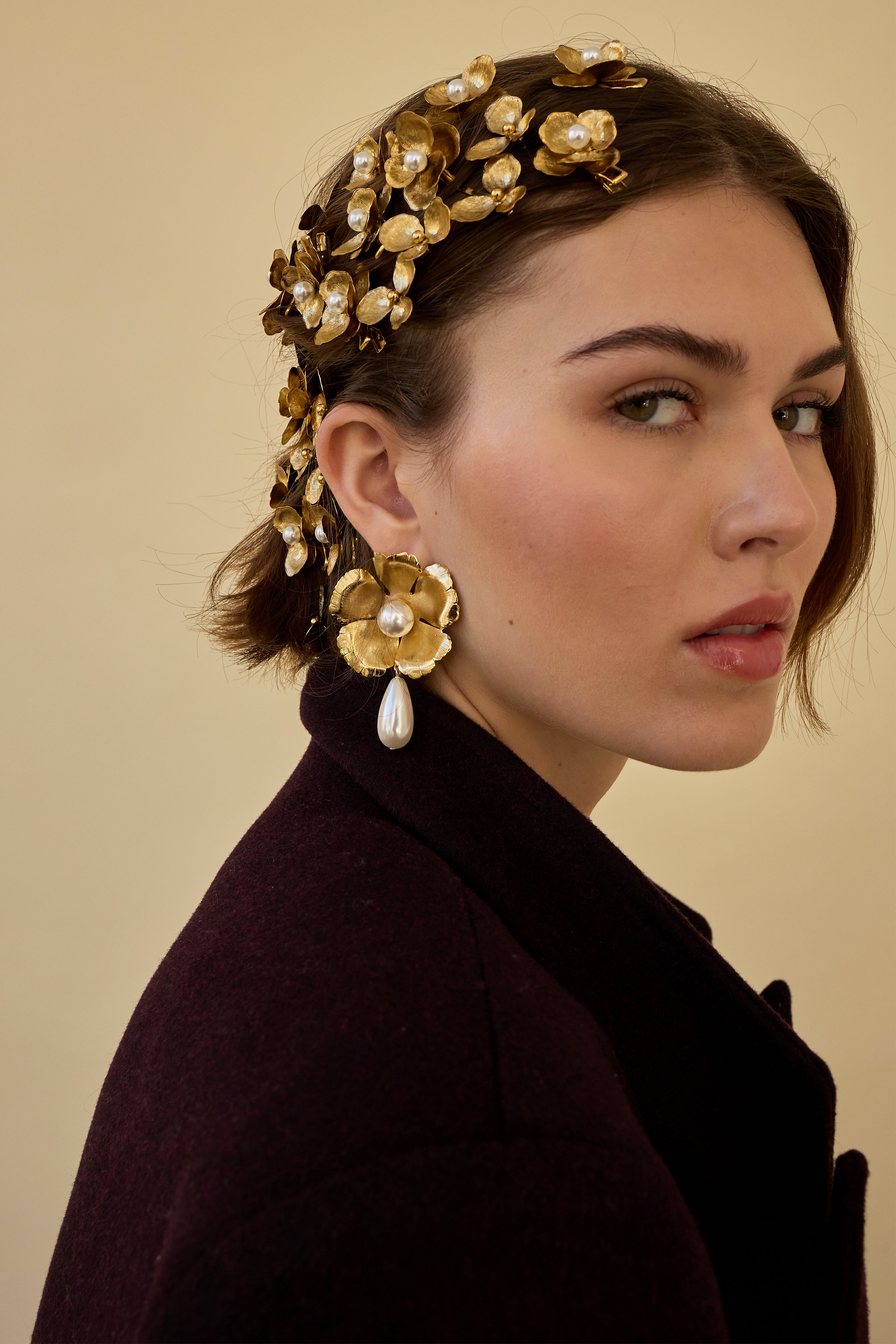 Eden Pearl Teardrop Earrings for Women - Elegant Dangle Pearl Jewelry for Wedding, Party & Special Occasions