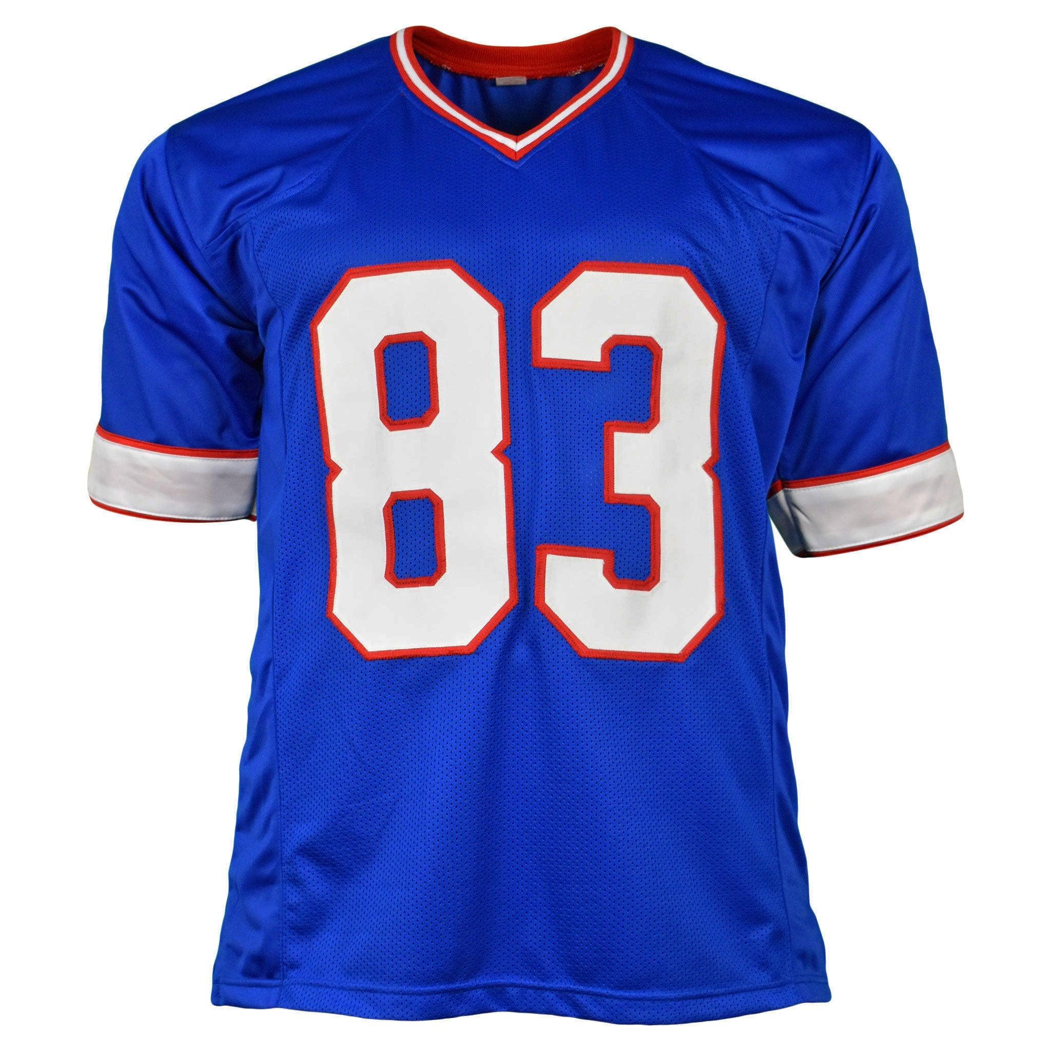 Andre Reed Autographed Blue Buffalo Bills NFL Football Jersey - JSA Certified - Perfect for Collectors, Fans, and Sports Memorabilia Displays