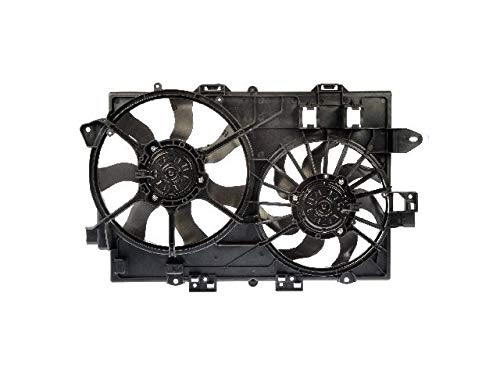 High-Performance Auxiliary Radiator Fan Assembly for 2006-2008 Chevy Equinox 3.4L V6 (Up To 11/11/2007) - Direct Fit Replacement Part for Improved Engine Cooling - Perfect for Summer Driving & Heavy Traffic Conditions