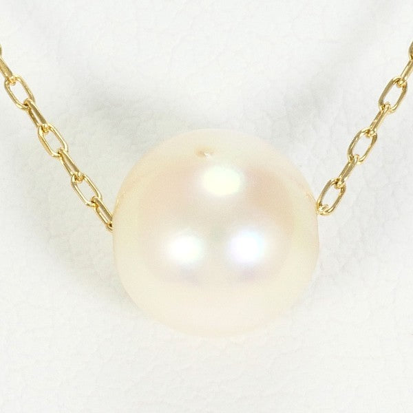 10K Gold Pearl Necklace for Women - Elegant White Cultured Pearl Jewelry Gift for Wedding, Anniversary & Special Occasions