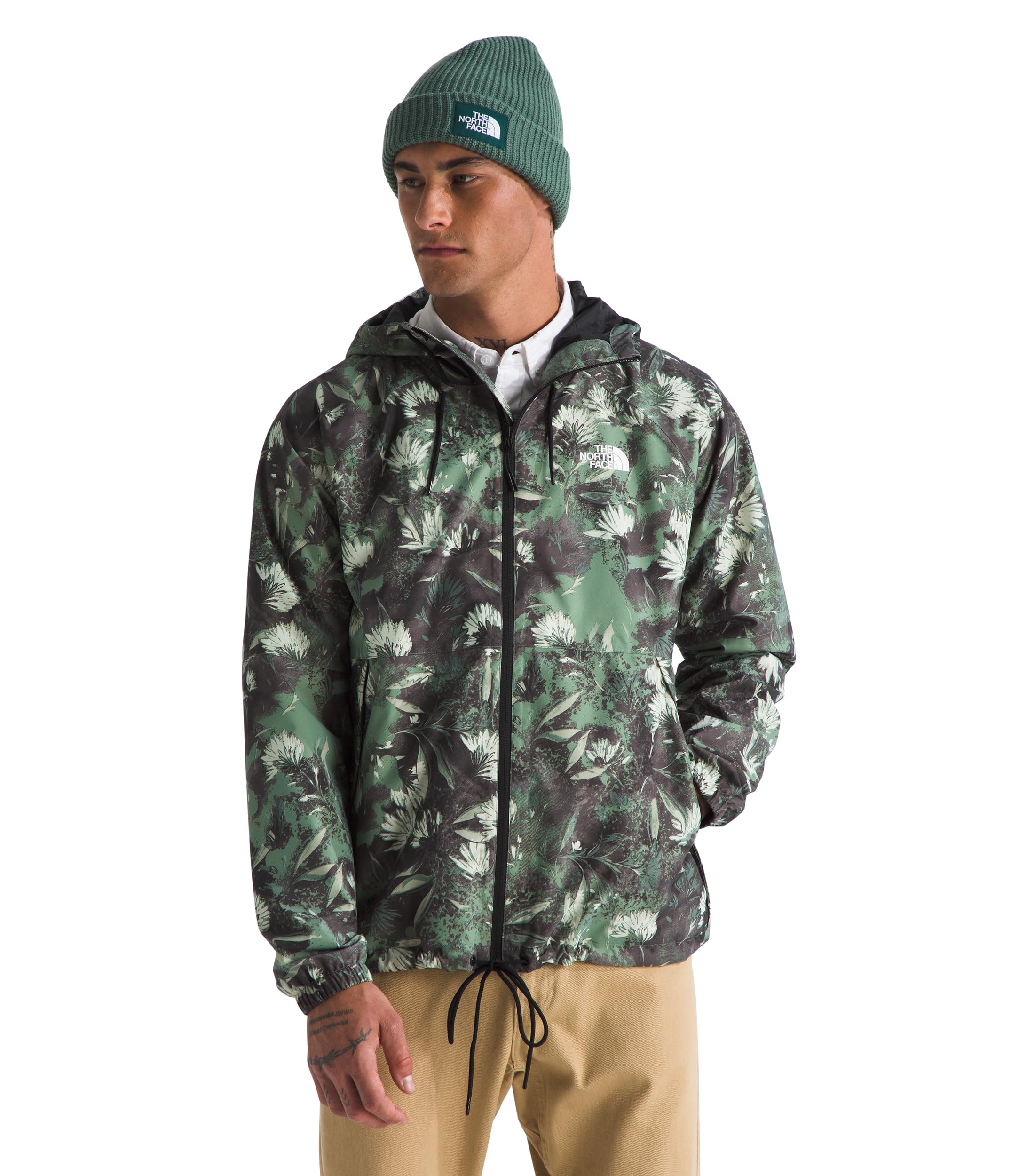 THE NORTH FACE Men's Waterproof Antora Rain Hoodie Jacket - PFAS Free, Lightweight Windbreaker for Hiking, Camping & Outdoor Activities (Standard & Big Sizes Available)