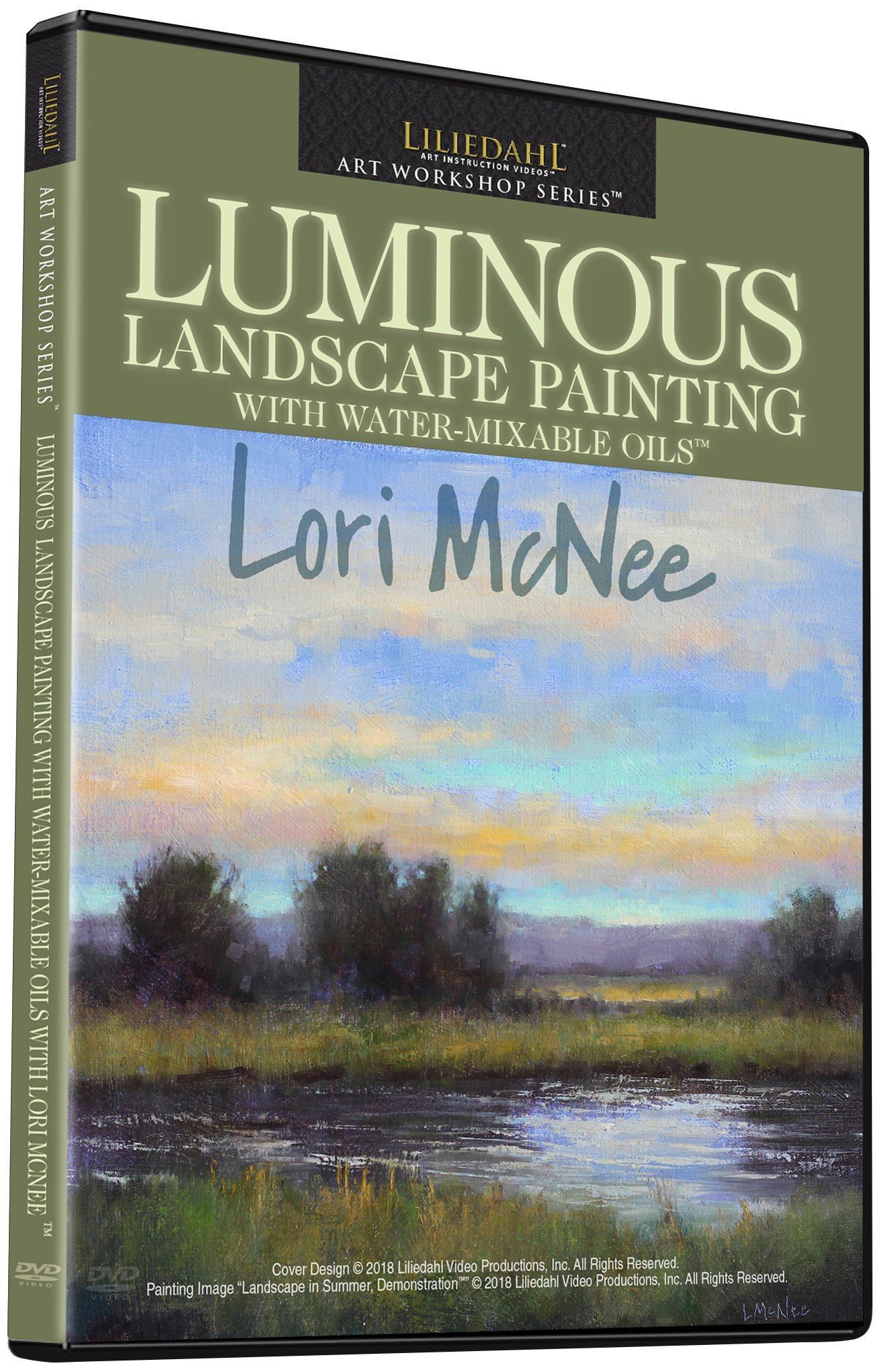 Lori McNee: Luminous Landscape Painting DVD - Step-by-Step Oil Painting Tutorial for Beginners & Artists | Home Studio Art Lessons & Creative Inspiration