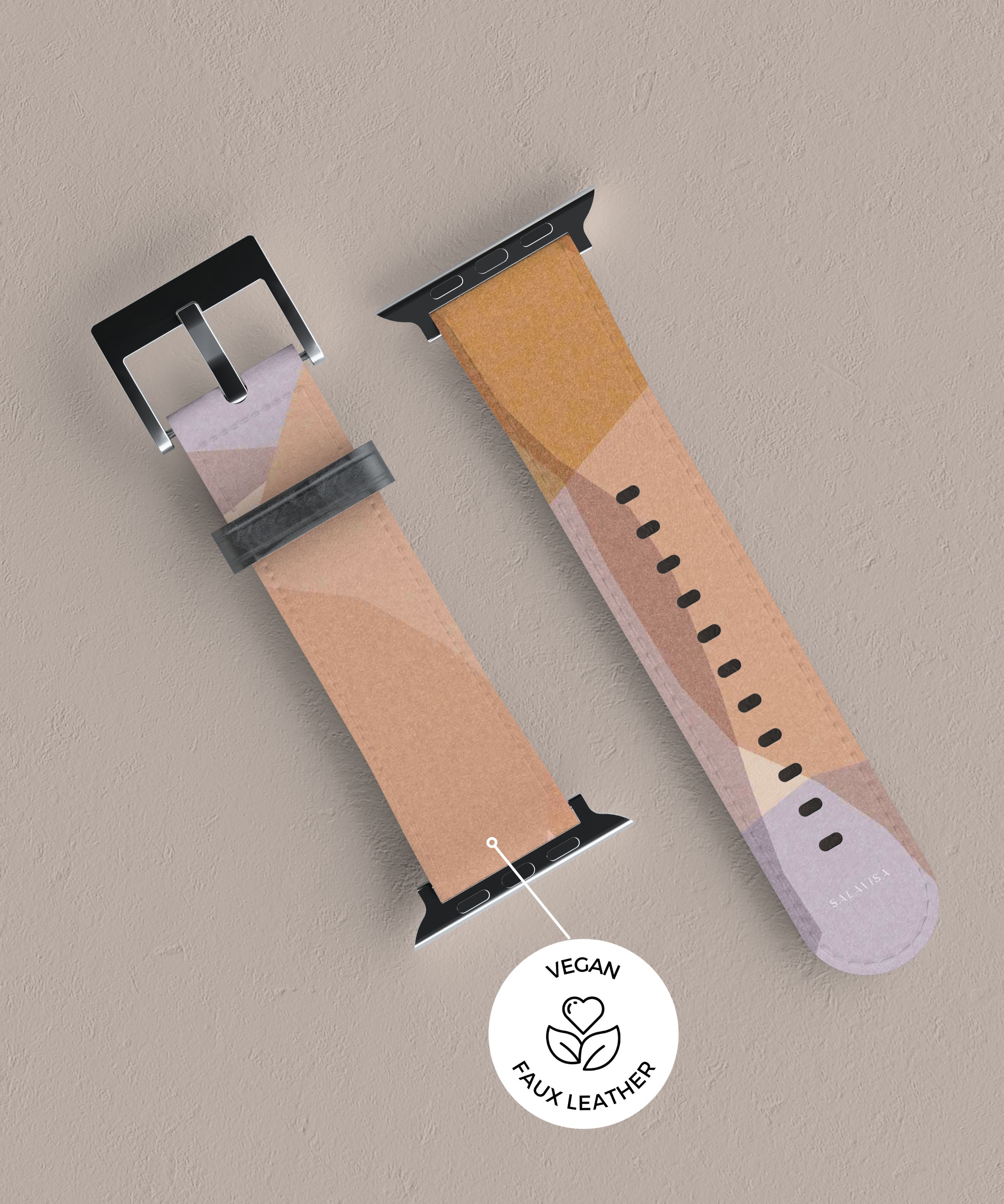 Premium Mixed Layers Apple Watch Band - Stylish & Durable Replacement Strap for Apple Watch Series 1-9 - Perfect for Workouts, Office & Everyday Wear