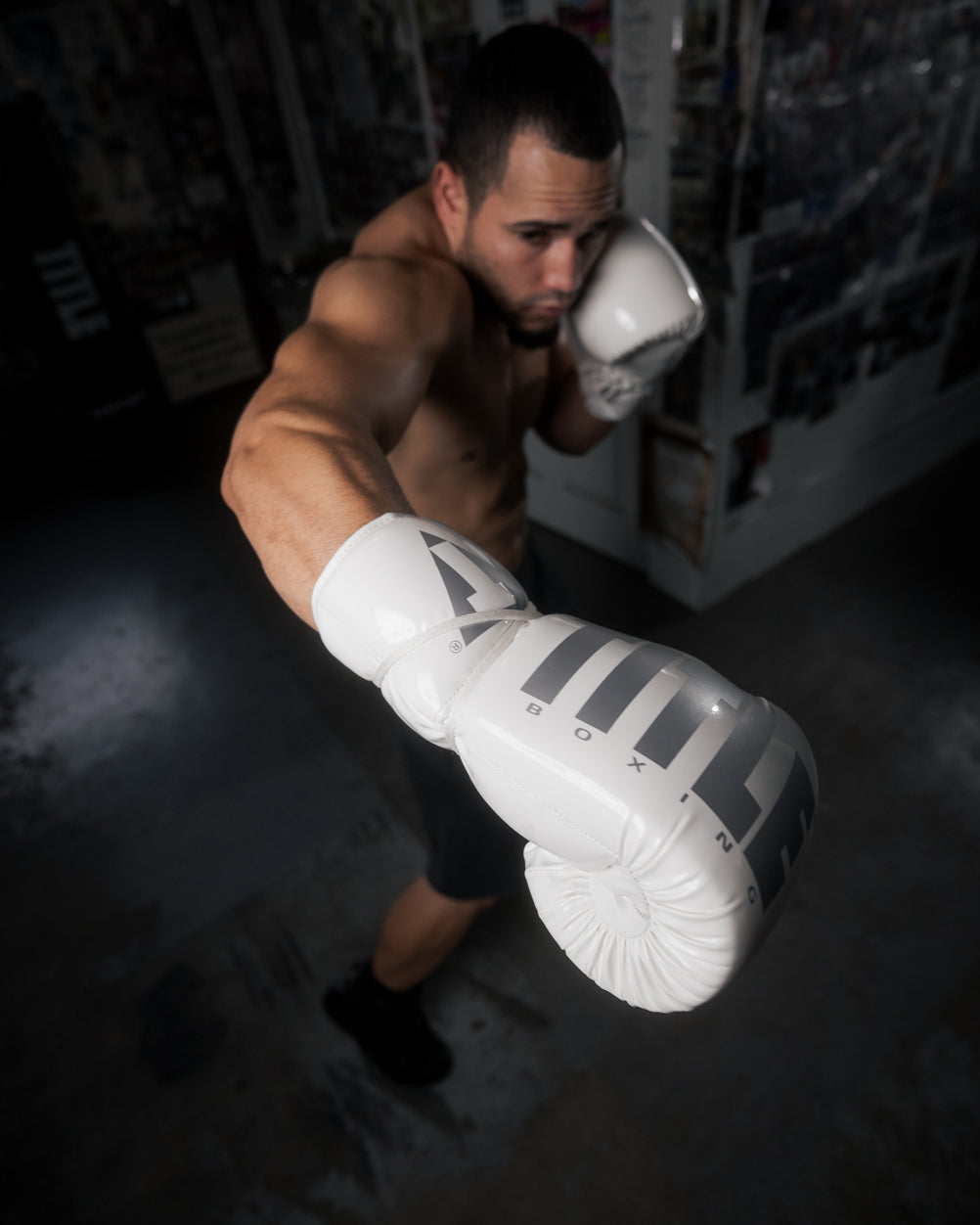 TITLE Boxing Inferno Intensity Lace Training Boxing Gloves - Premium MMA & Kickboxing Gloves for Men & Women - Perfect for Gym, Fitness Training & Combat Sports