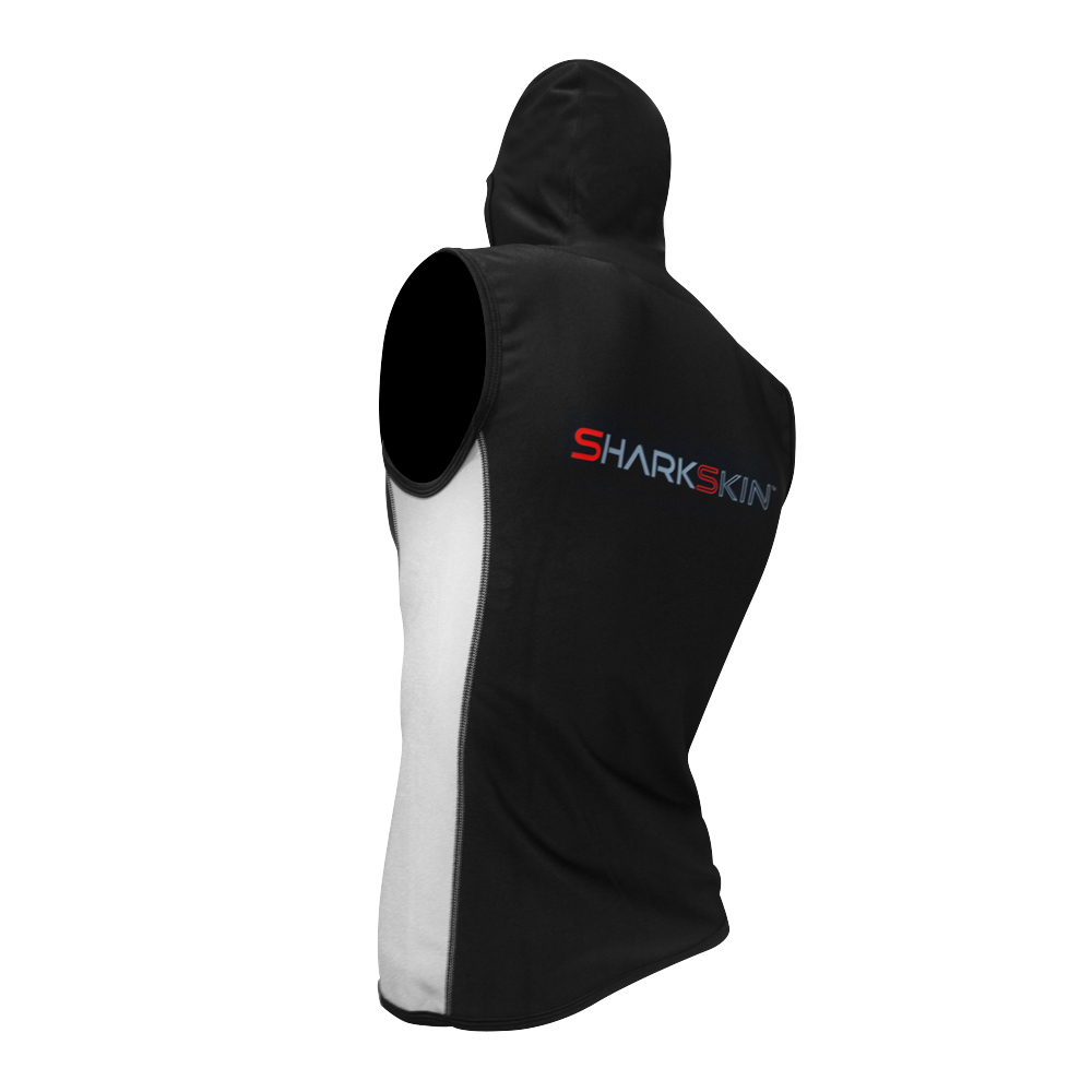 Men's Chillproof Vest with Front Zip & Hood - Lightweight Insulated Outdoor Jacket for Hiking, Camping & Winter Sports