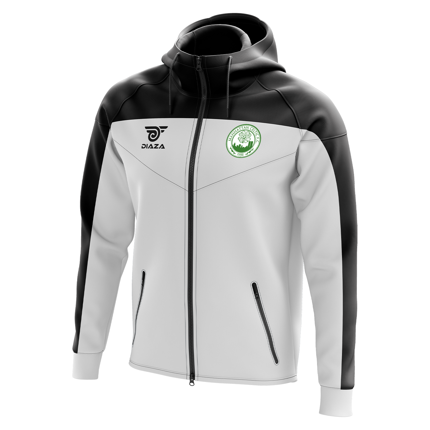 Manhattan Celtic FC Zone Hoodie - Men's Soccer Training Hooded Sweatshirt for Fans & Players - Perfect for Gameday, Training & Casual Wear