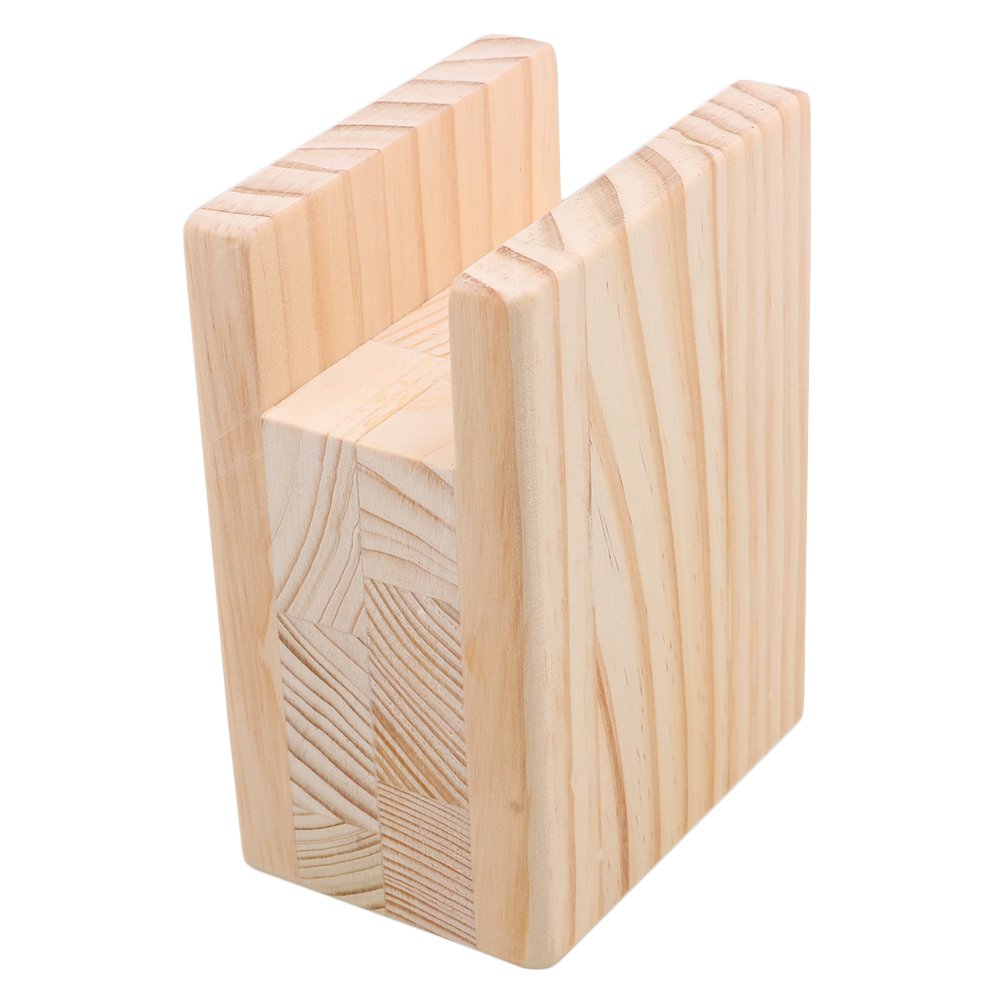 RDEXP 4cm Groove Feet - Adjustable 4-10cm Lift Wooden Bed & Desk Riser - Furniture Leg Extenders for Storage & Leveling - Soft Non-Slip Pads (10x7x13.5cm) - Perfect for Beds, Tables, Sofas & Cabinets to Create Extra Storage Space