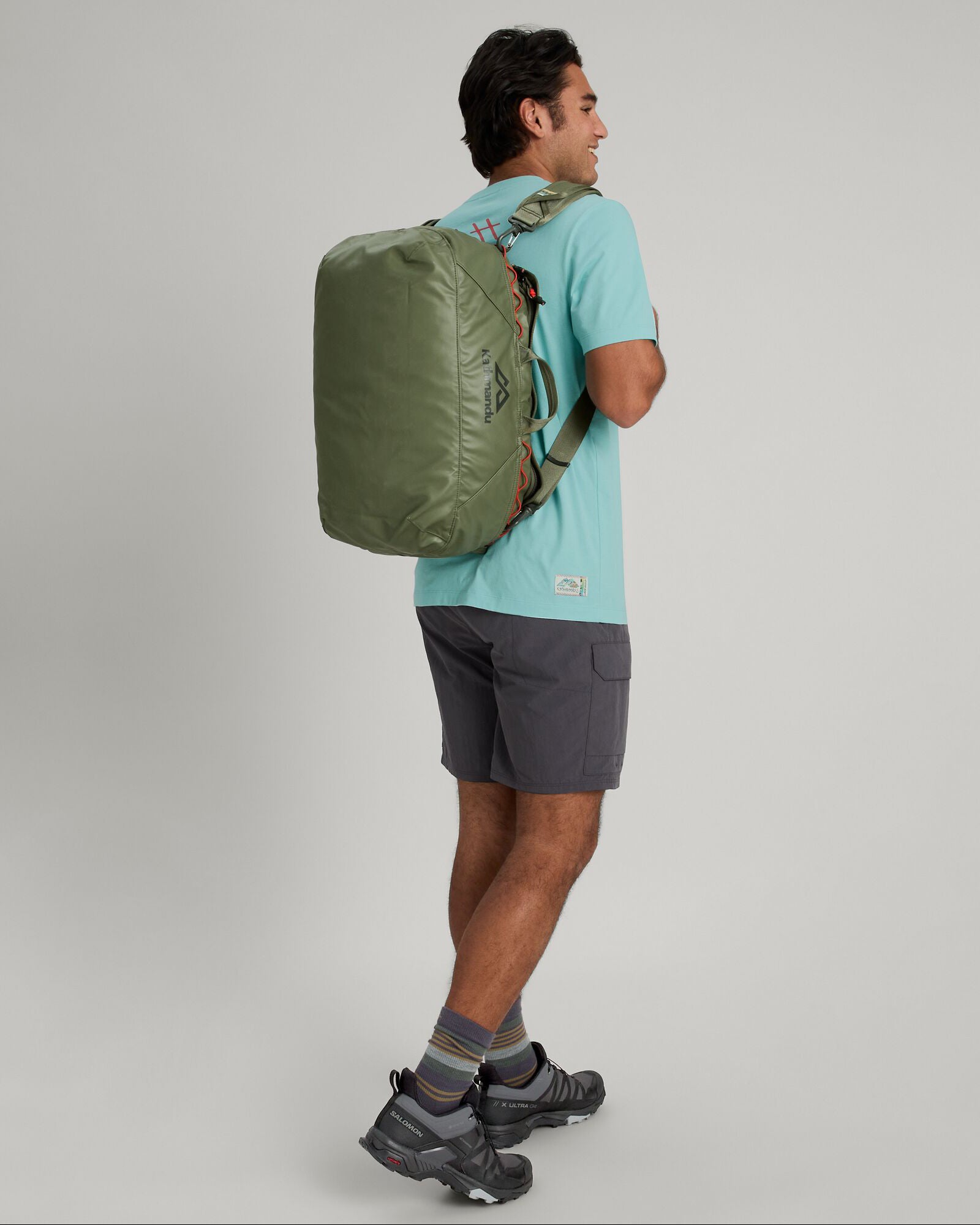 Indus Duffel 35L Travel Backpack - Lightweight Water-Resistant Gym Bag for Men & Women - Perfect for Hiking, Camping, Workout & Weekend Trips