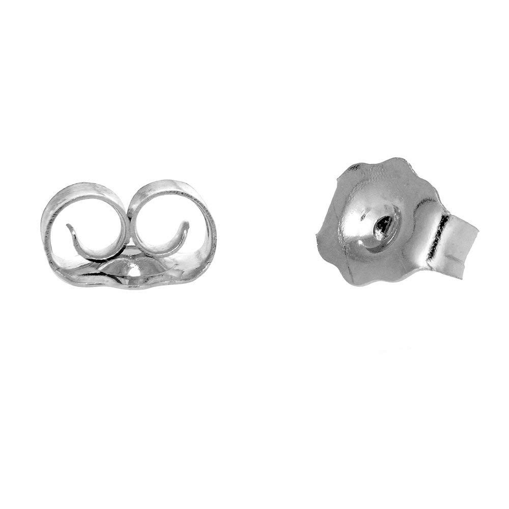 14K Real Yellow, Rose or White Gold Stud Earrings with Secure Post Nut Backs - Perfect for Everyday Wear, Gifts & Special Occasions