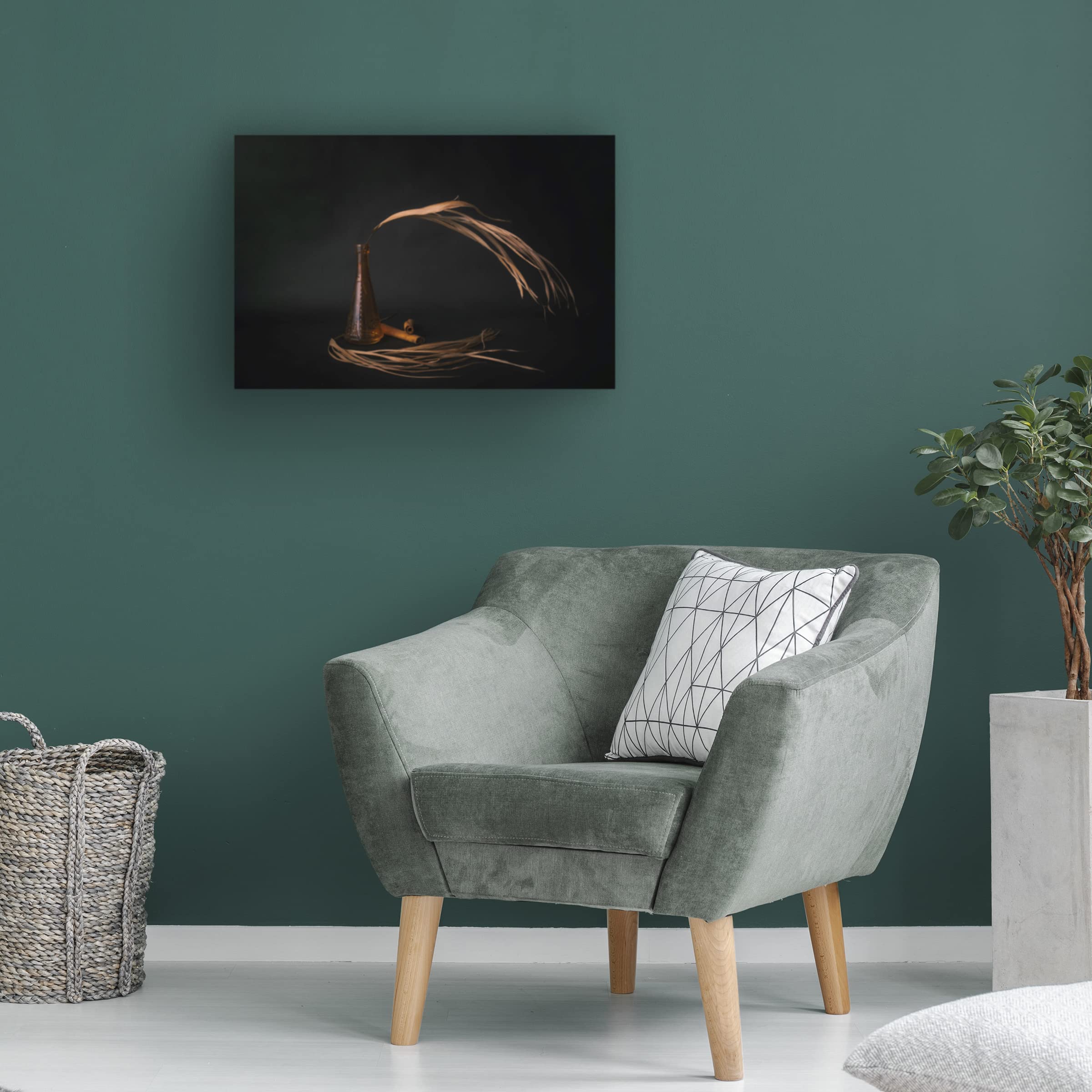Trademark Fine Art 'Swaying In The Wind' Canvas Wall Art Print by Cicek Kiral - Modern Home Decor for Living Room, Bedroom & Office