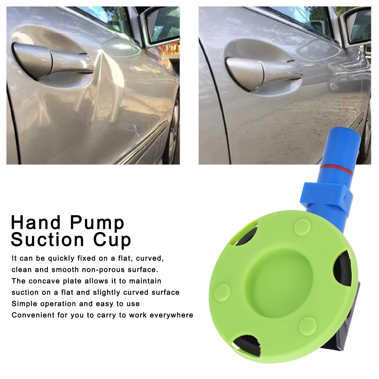 3 Inch Heavy Duty Vacuum Suction Cup with Hand Pump - Strong Rubber Mounting Lifter for Furniture, Glass, Tile & Wall Decorations - Perfect for Home Renovation, DIY Projects & Repair Work