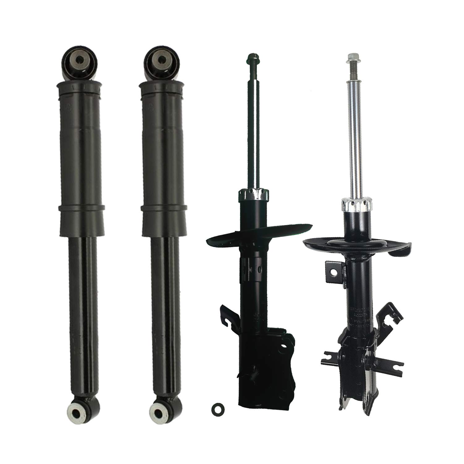 2007-2012 Nissan Sentra L4 2.0L Front Struts & Rear Shock Absorbers - Complete Suspension Kit for Smooth Ride & Enhanced Handling - Perfect for City Commuting, Highway Driving & Road Trips