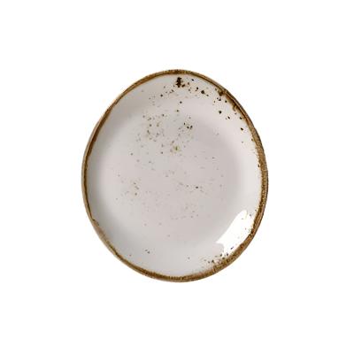 Steelite Craft 6 x 5.25 Inch White Ceramic Dinner Plates - Set of 12 for Restaurants, Catering & Home Dining