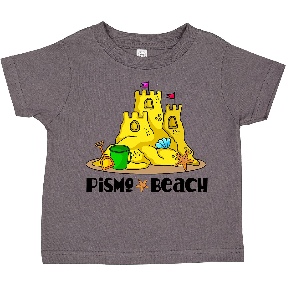 Inktastic Pismo Beach California Vacation Toddler T-Shirt - Cute Graphic Tee for Boys & Girls - Soft Cotton Toddler Shirt for Beach Trips & Family Vacations