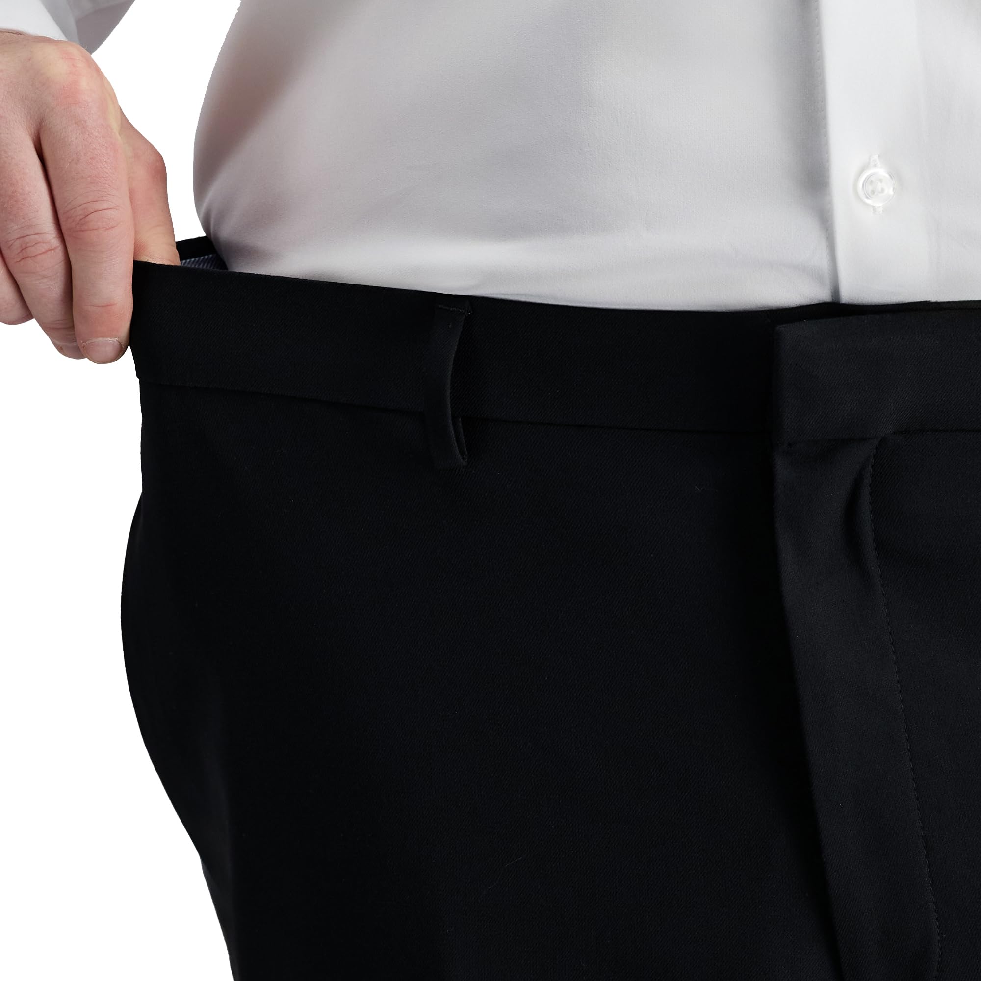 Haggar Men's Premium Tailored Fit Solid Suit Separates - Dress Pants & Blazer Jacket Set (Regular, Big & Tall Sizes) | Business Attire, Office Wear & Formal Occasions