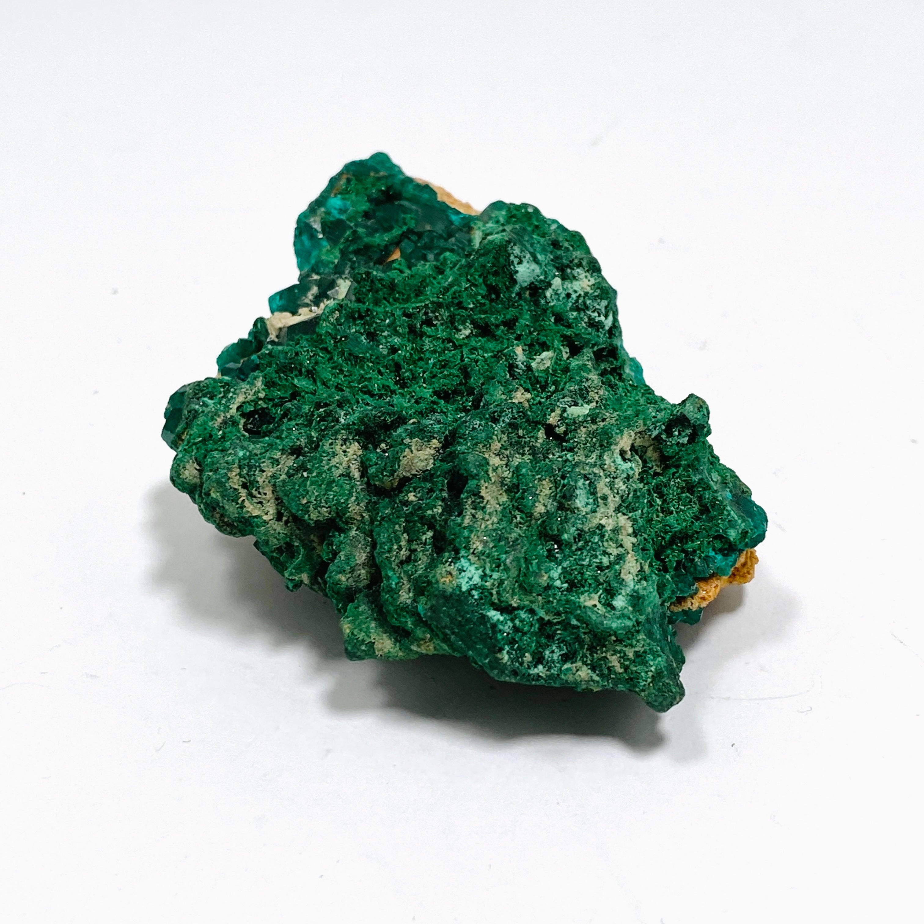 Natural Dioptase and Malachite Crystal Specimen from Congo - CR3745 | Mineral Collection, Healing Crystals, Geology Display, Home Decor