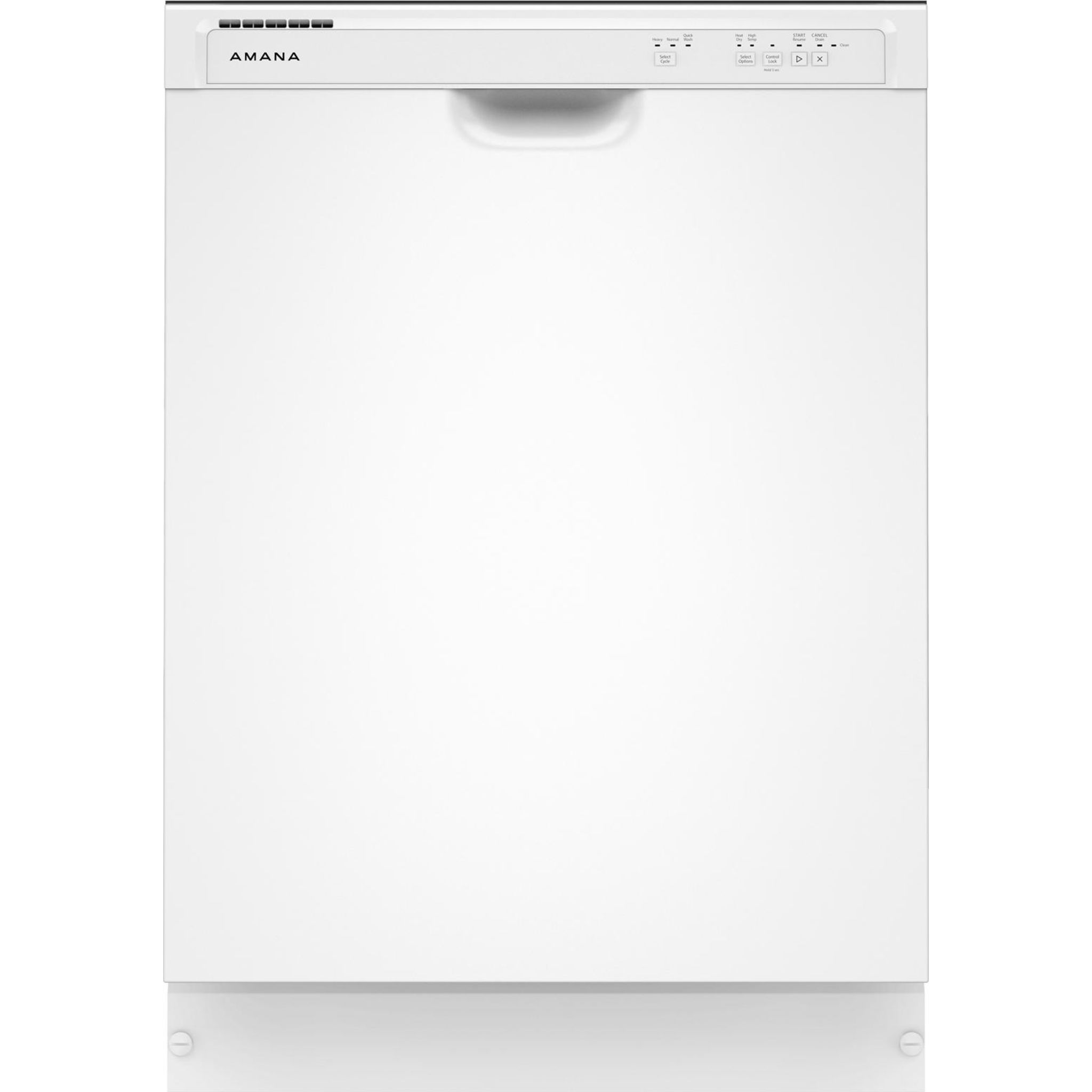 Amana ADFS2524RW 24-Inch Built-In Dishwasher in White - Energy Star Certified, Quiet Operation for Open Kitchen Designs - Perfect for Small to Medium Households