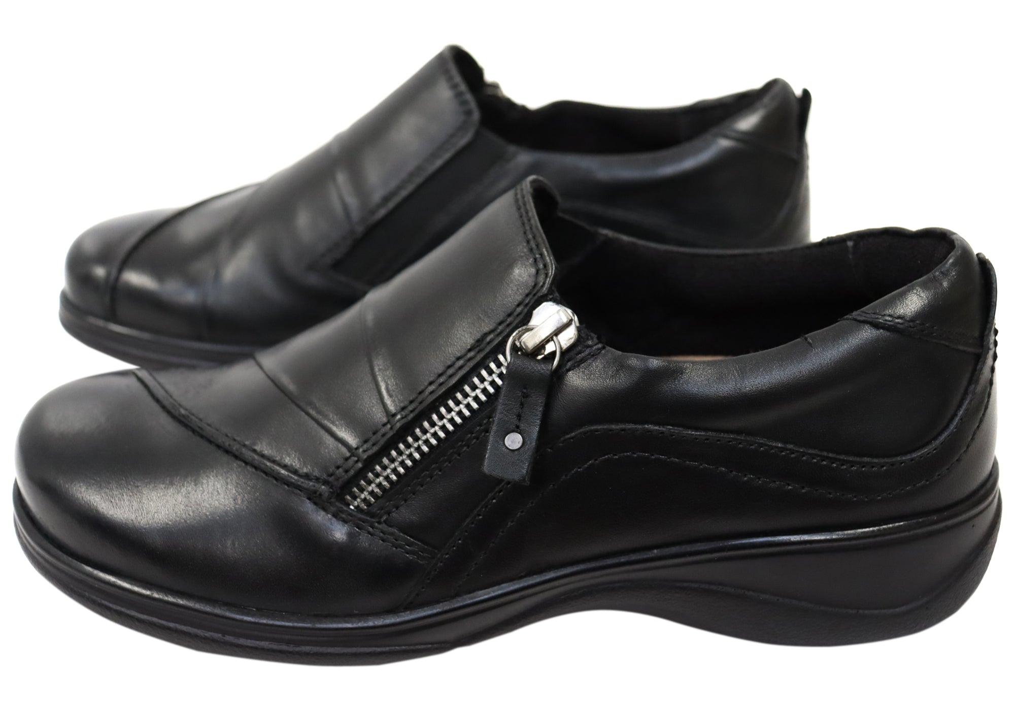 Planet Shoes Buster Women's Comfortable Leather Loafers - Slip-On Casual Shoes for Work, Walking & Everyday Wear