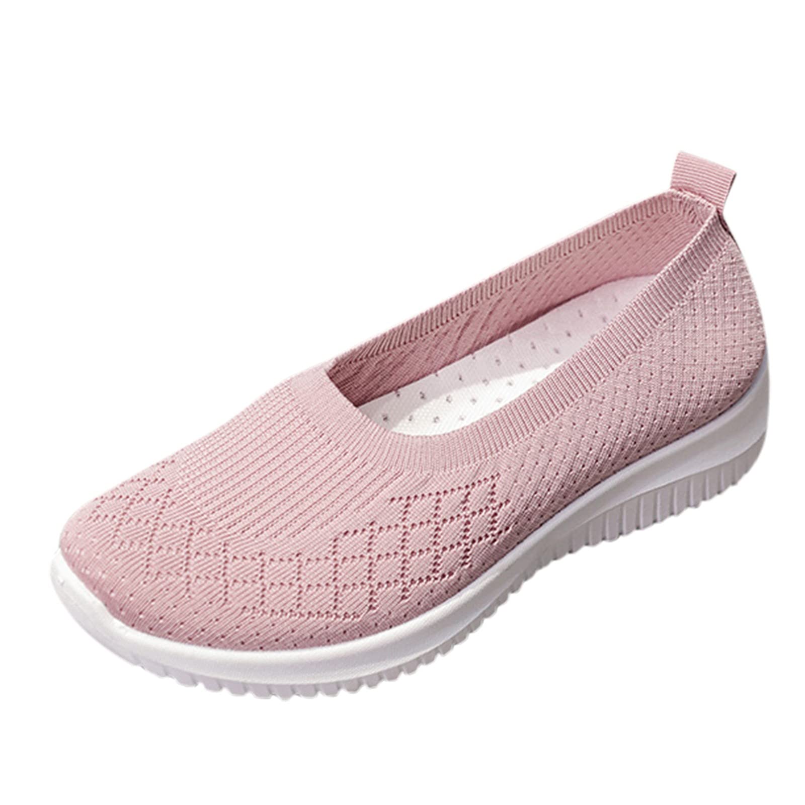MLAGJSS Women's Lightweight Walking Sneakers - Breathable Leather Loafers for Women | Perfect for Casual Wear, Office & Travel