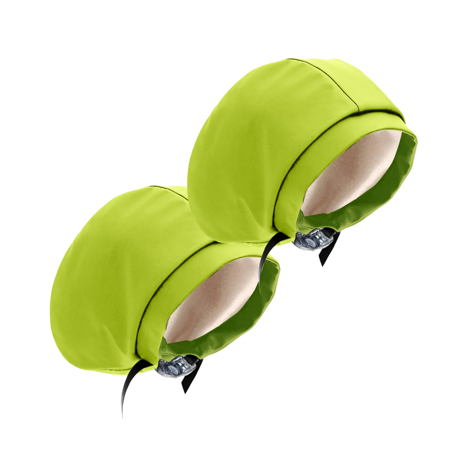 Waterproof Adjustable Kids Swim Cap with Satin Lining - Hairbrella (2 Pack) for Swimming Lessons, Beach Trips & Pool Protection