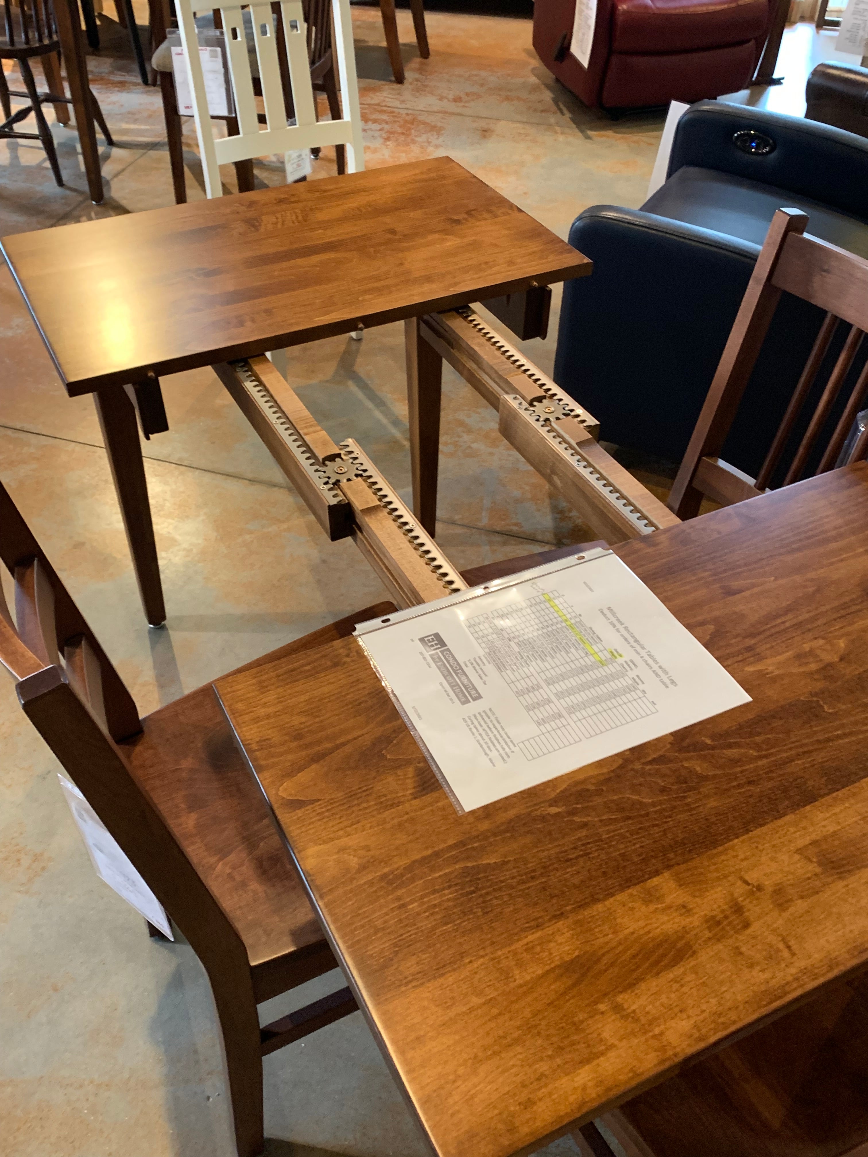 Eency Weency Extendable Dining Table - Space Saving Expandable Table for Small Spaces | Perfect for Apartments, Condos & Tiny Homes