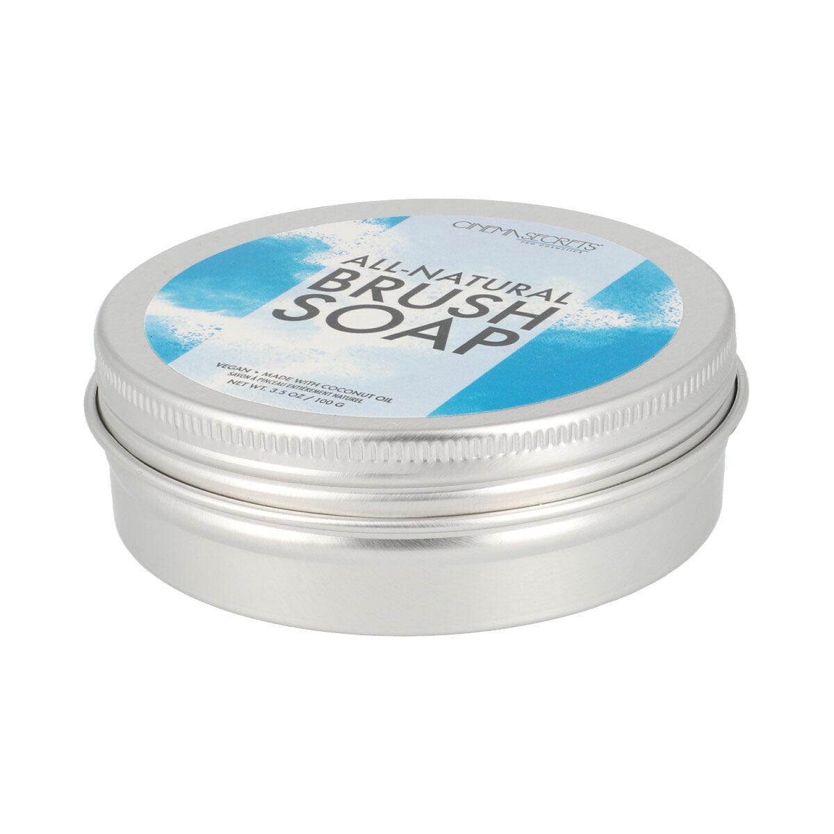 All Natural Brush Soap by Cinema Secrets - Gentle Makeup Brush Cleaner for Professional & Home Use | Perfect for Beauty Salons, Makeup Artists & Personal Cosmetics Care