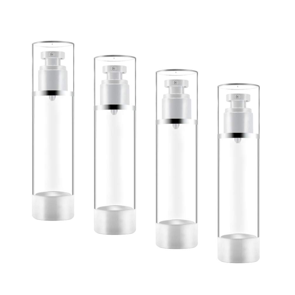 Lurrose 3Pcs Airless Pump Spray Bottles - Fine Mist Cosmetic Atomizer for Travel, Home & Salon | Refillable & Leak-Proof | Perfect for Skincare, Haircare & Essential Oils Dispensing