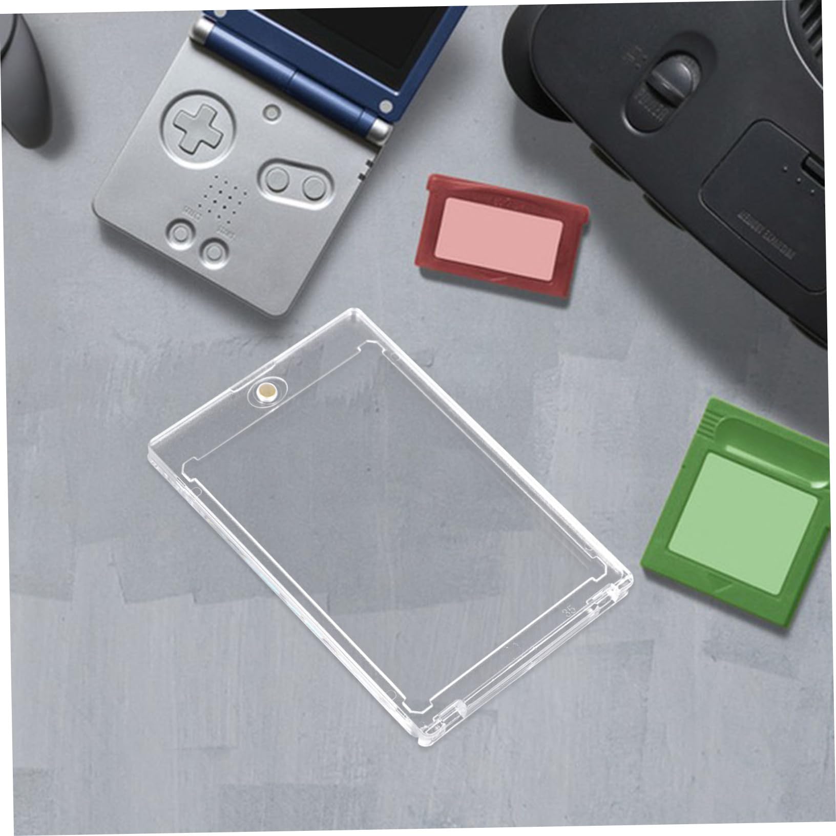 30 Pcs Hard Plastic Baseball Card Protectors - Trading Card Holder Display Case with Stand for Collectible Cards | Perfect for Sports Memorabilia, Gaming Cards & Home Decoration