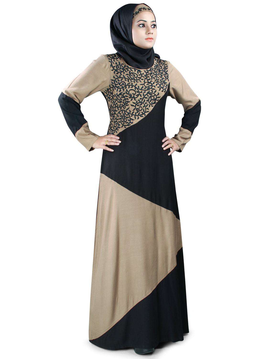 Hirah Rayon Abaya - Elegant Muslim Prayer Dress for Women - Perfect for Prayer, Mosque, and Special Occasions