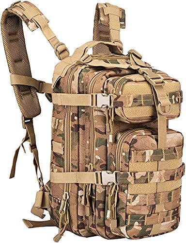 Durable 70L Tactical Backpack for Men - Military Grade Hiking & Bug Out Bag with Laptop Compartment & MOLLE Webbing | Perfect for Outdoor Adventures, Camping & Emergency Preparedness