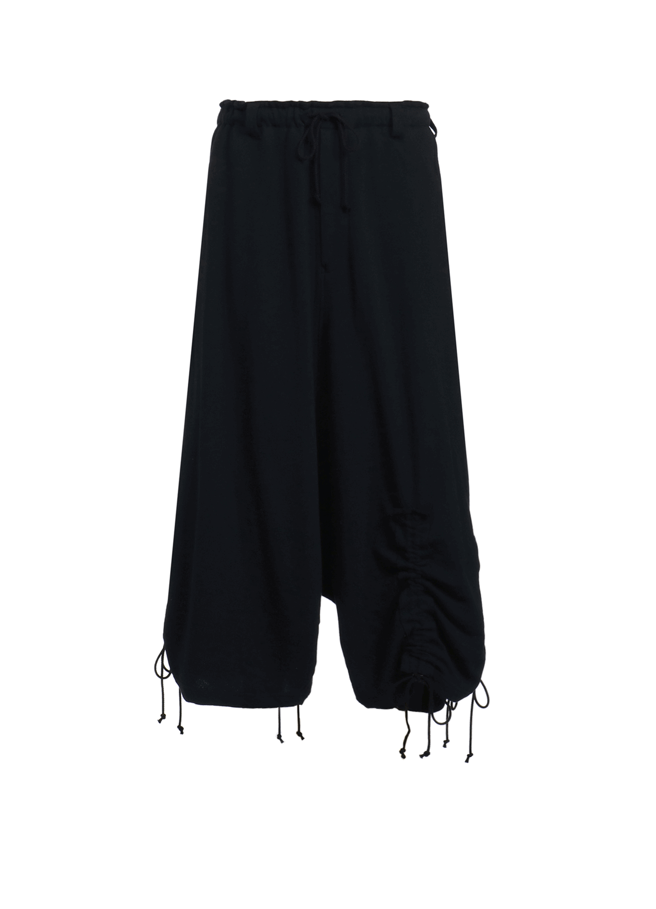Soft Cotton Gauze Fleece Sarouel Pants with String Tie Waist - Cozy Lounge Pants for Women, Yoga, and Home Relaxation