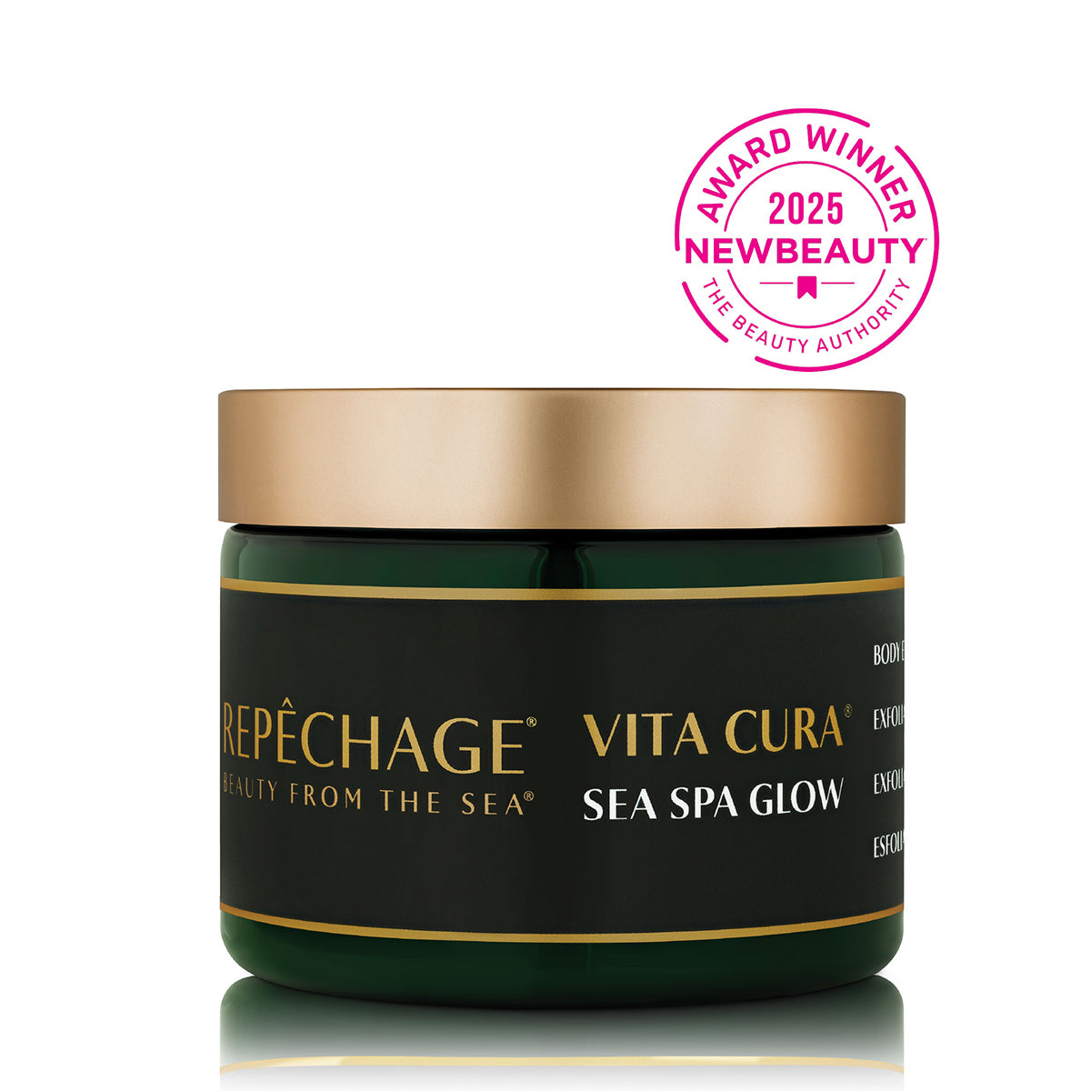 Vita Cura® Sea Spa Glow Body Exfoliator - Natural Sea Salt Scrub for Smooth & Radiant Skin | Perfect for Dry Skin Care & Spa Day at Home