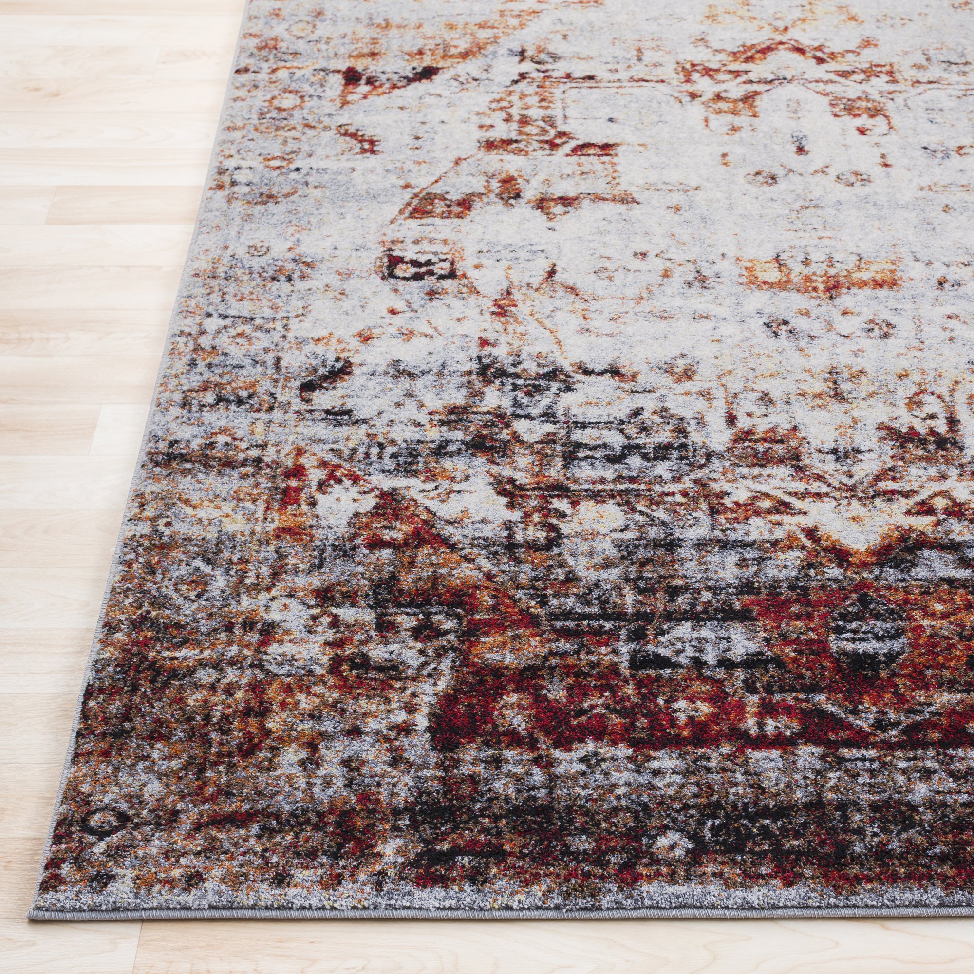 Bravo Dark Red Traditional Area Rug 2' x 3' - Updated Classic Design for Living Room, Bedroom & Entryway - Soft & Durable Home Decor