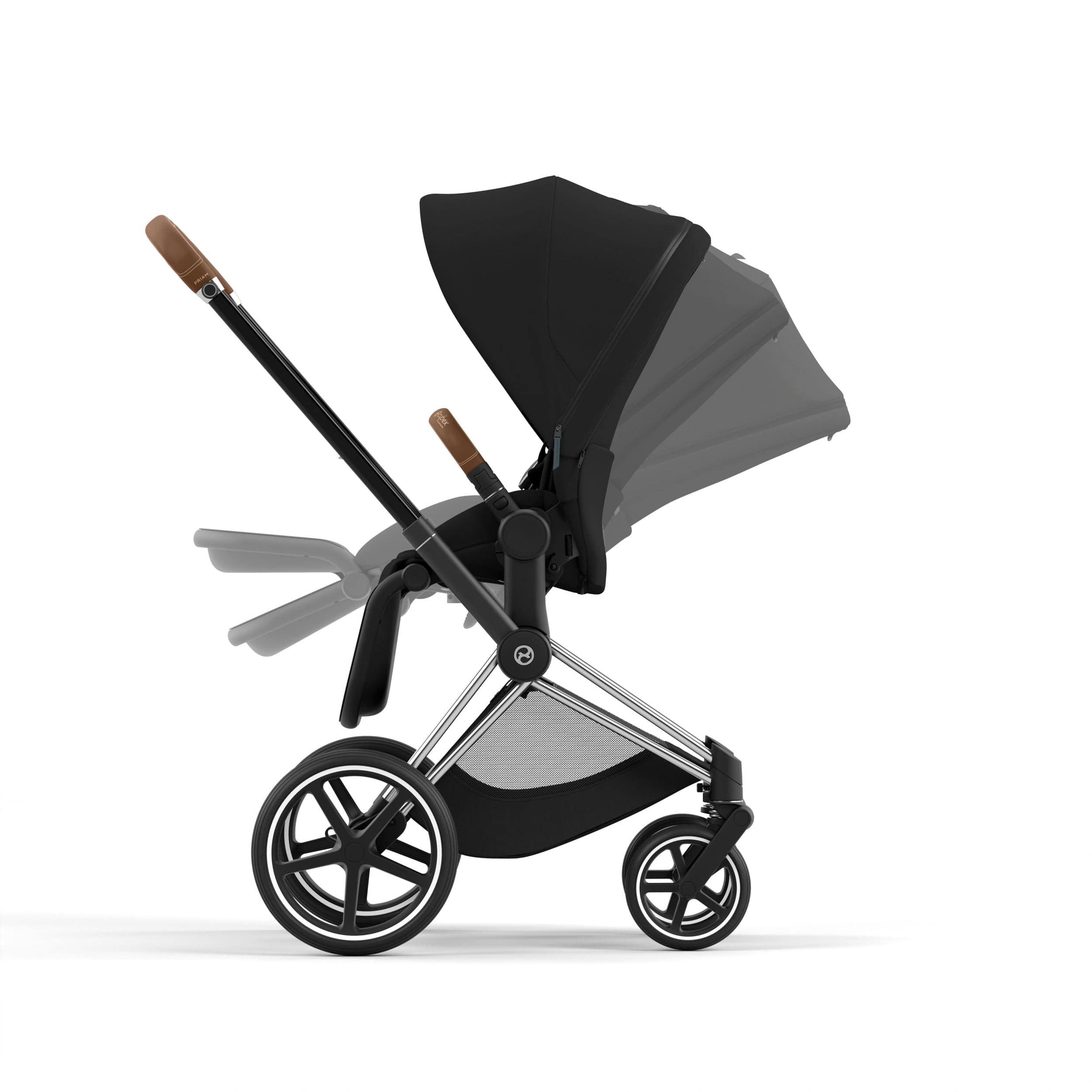 Cybex Priam 4 Luxury Stroller - Lightweight Foldable Baby Pushchair with All-Terrain Wheels | Perfect for City Walks, Travel & Outdoor Adventures
