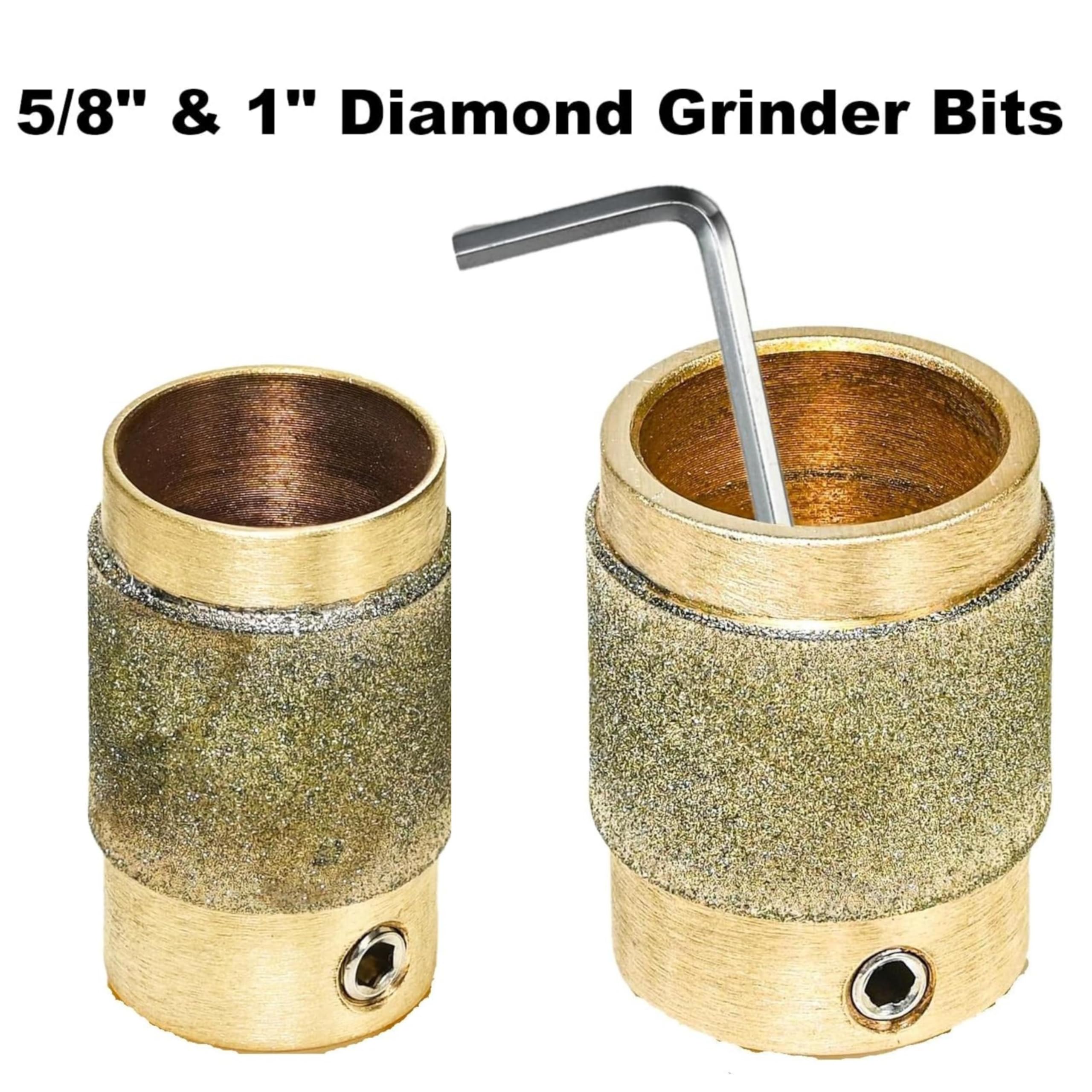 65W Stained Glass Grinder - 110V Electric Glass Grinding Tool with 5/8